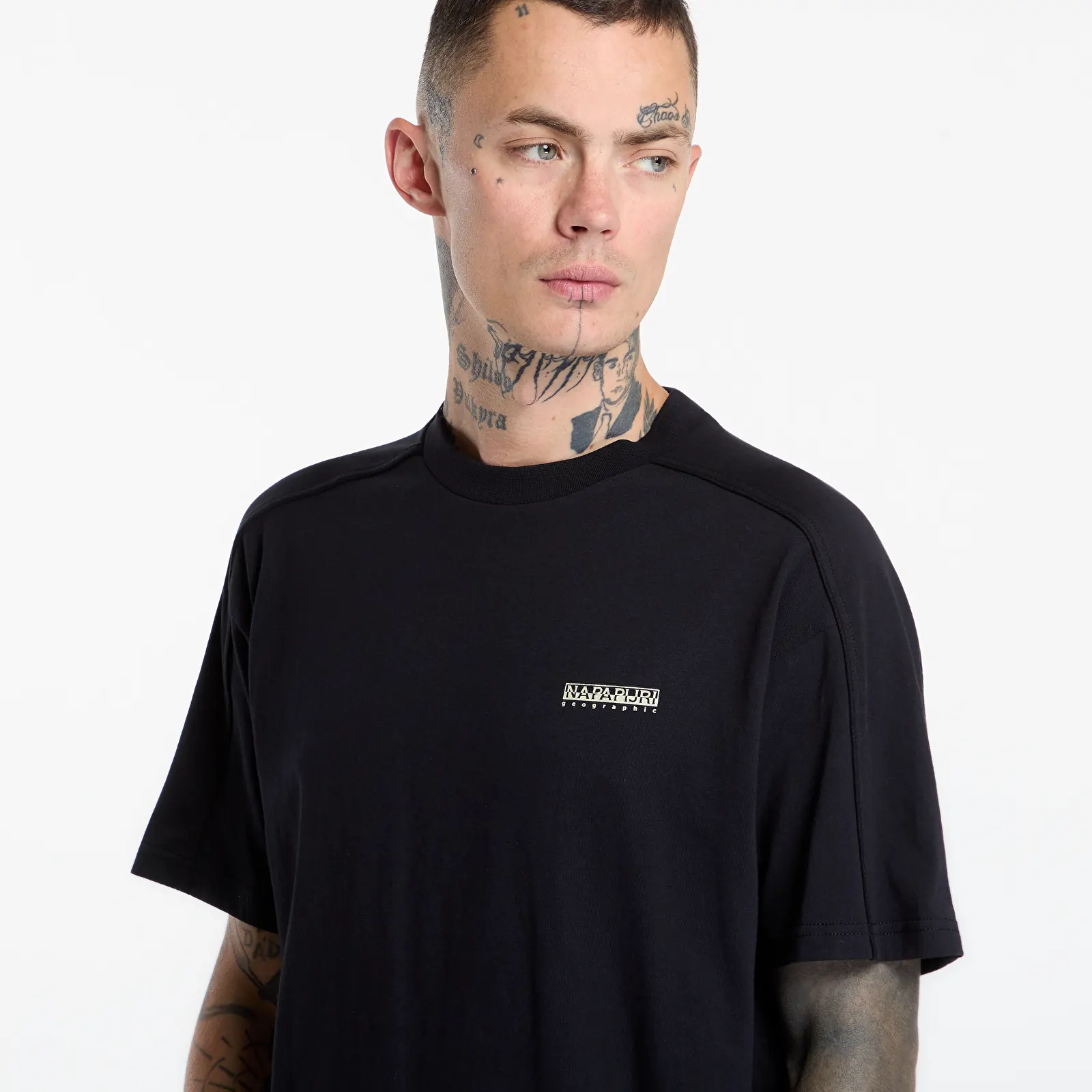 T-Shirts Napapijri S-Teza Short-Sleeve Black Beauty