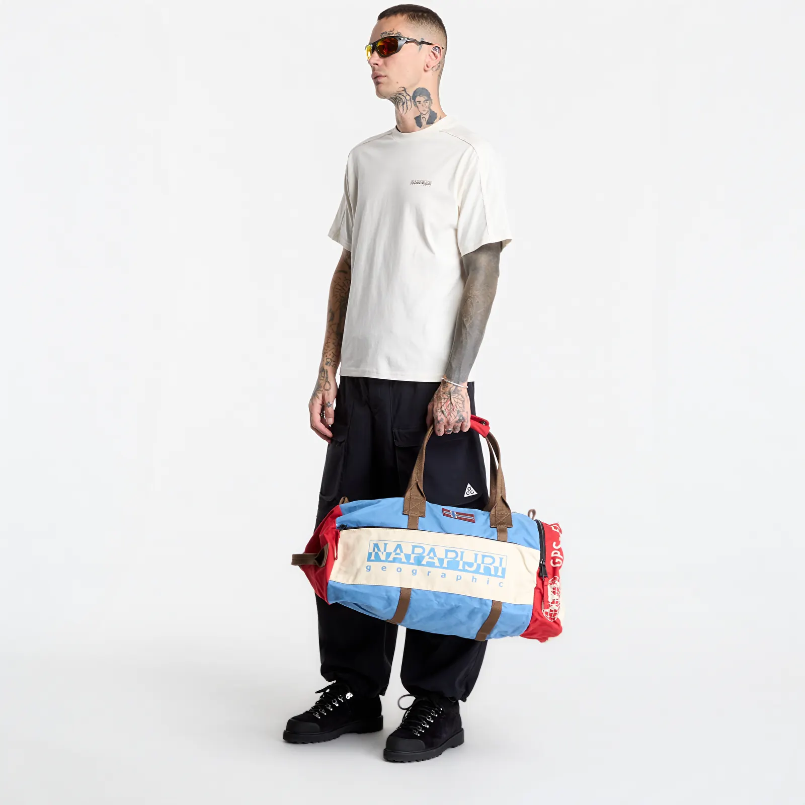 T-shirts  Napapijri S-Teza Short-Sleeve White Whisper