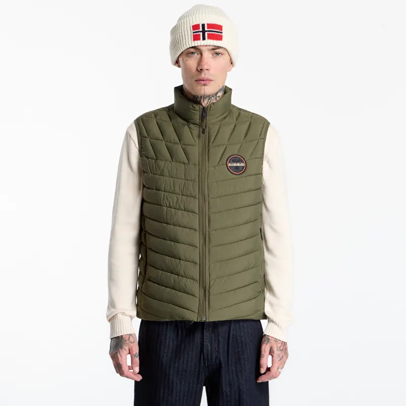 Gilet Napapijri A-Lapaz Vest Olive Night