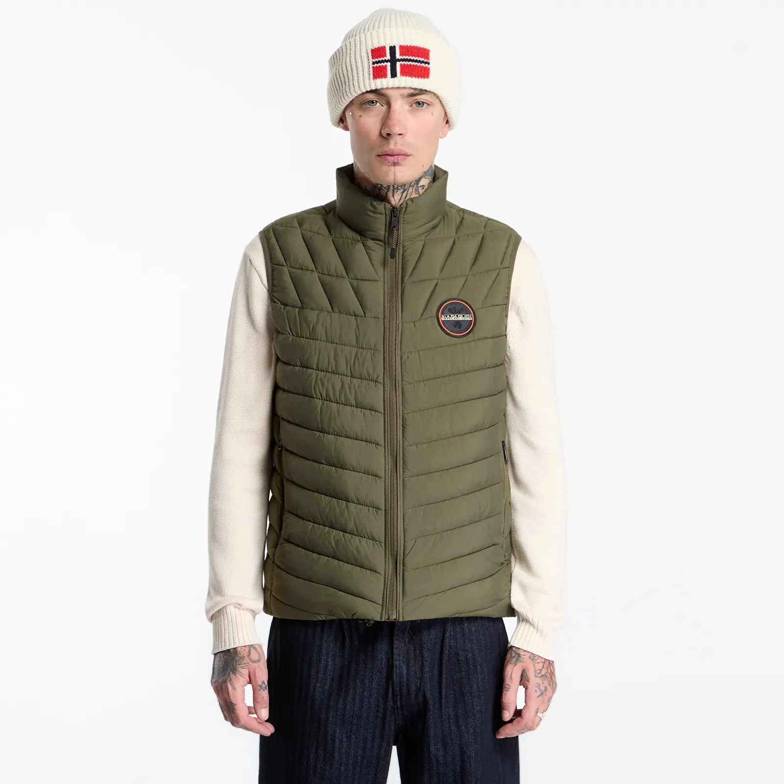 Vests Napapijri A-Lapaz Vest Olive Night