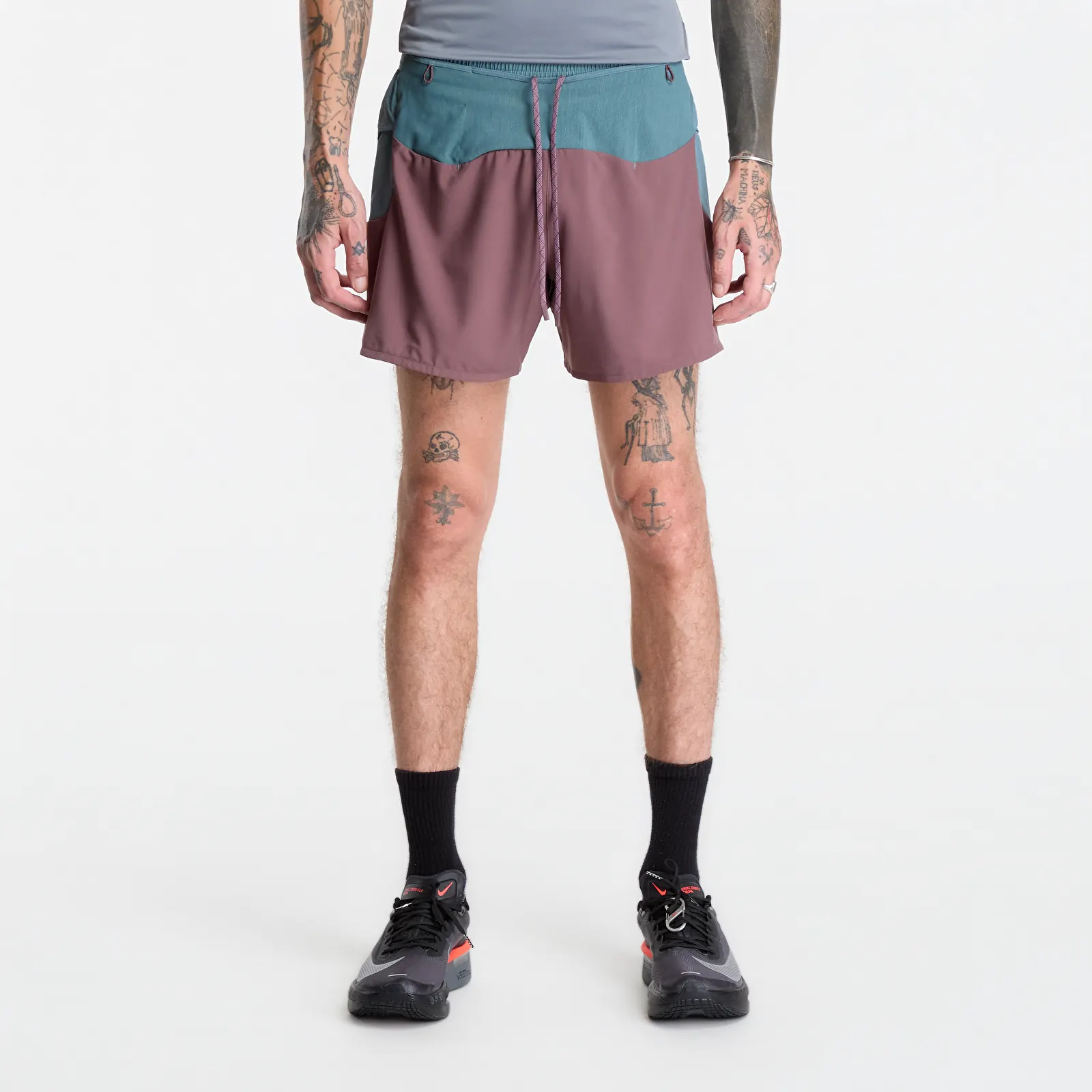 Pantalones cortos Nike ACG "Second Sunrise" Men's Dri-FIT ADV 5" Brief-Lined Shorts Tattoo/ Mineral Slate/ Summit White