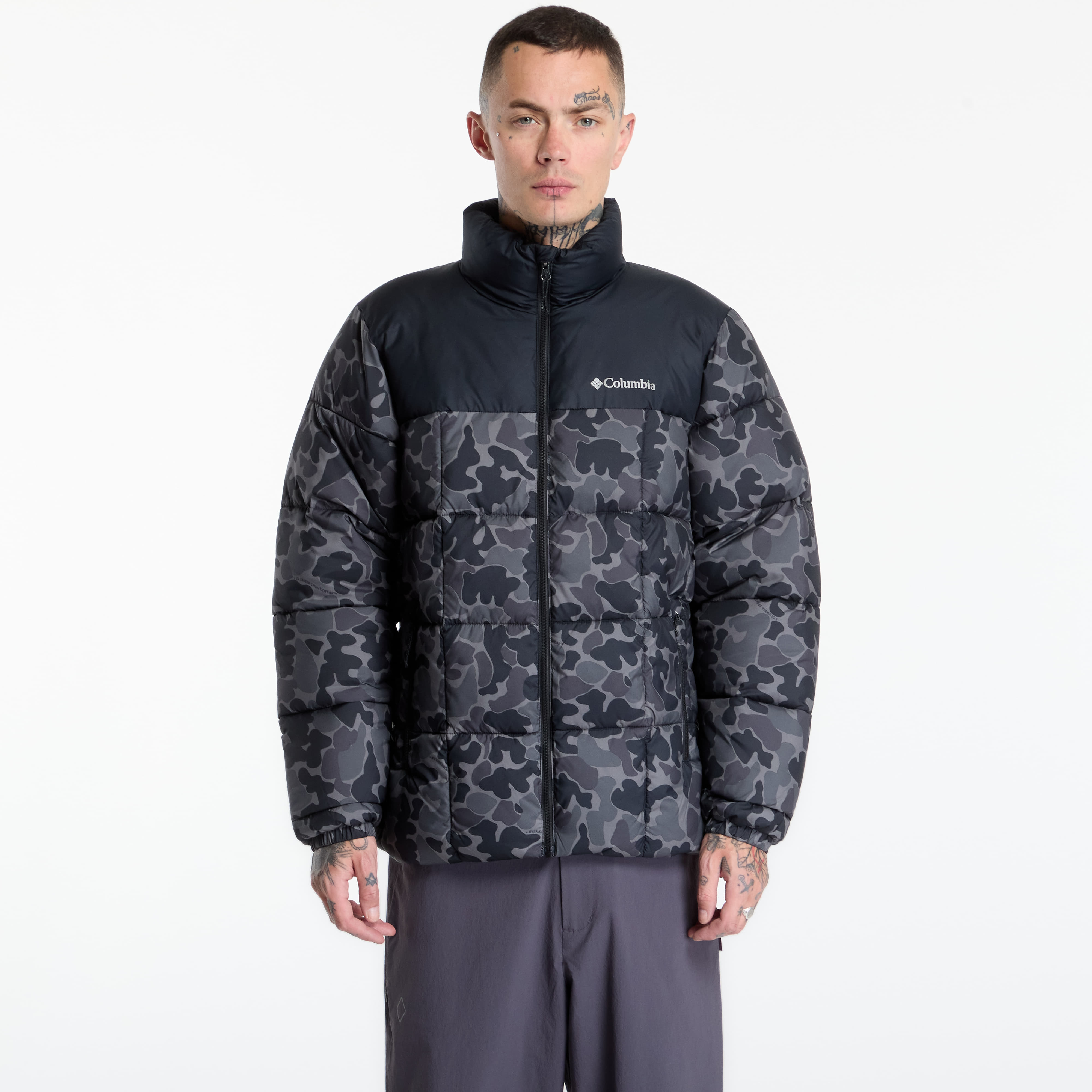 Jacket Columbia Puffect™ IV Printed Jacket Black Puzzle Camo, Black M