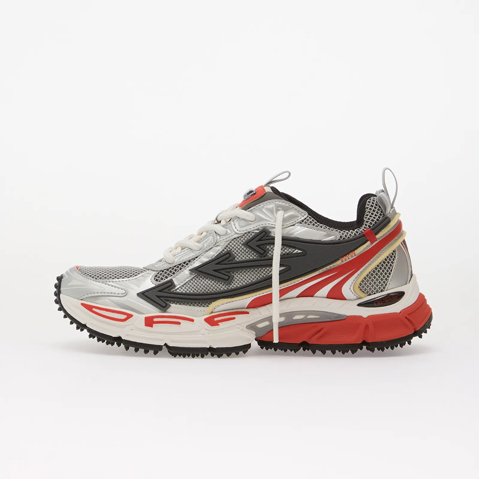 Joggesko for menn Off-White Be Right Back Sneakers Grey/ Red