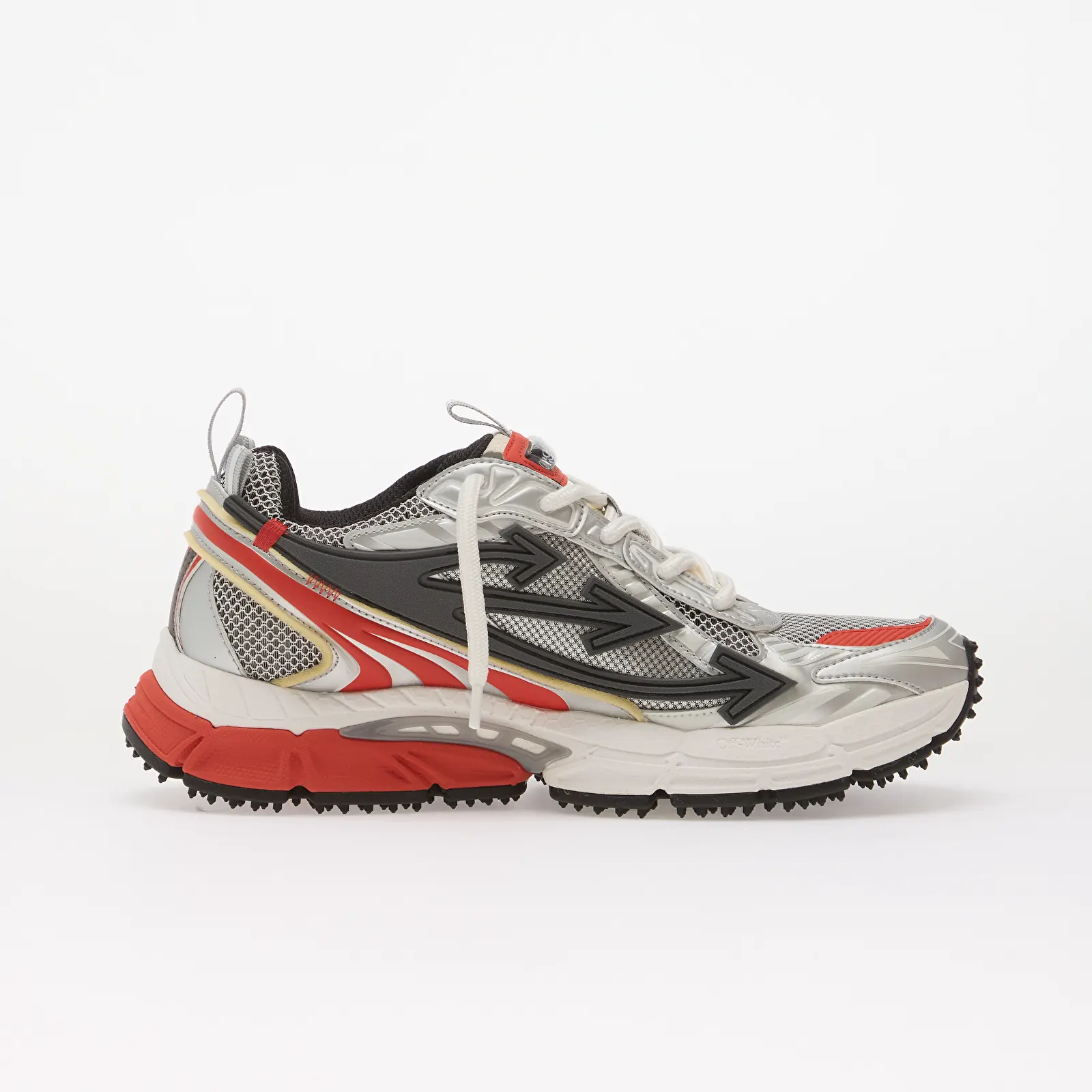 Joggesko for menn Off-White Be Right Back Sneakers Grey/ Red