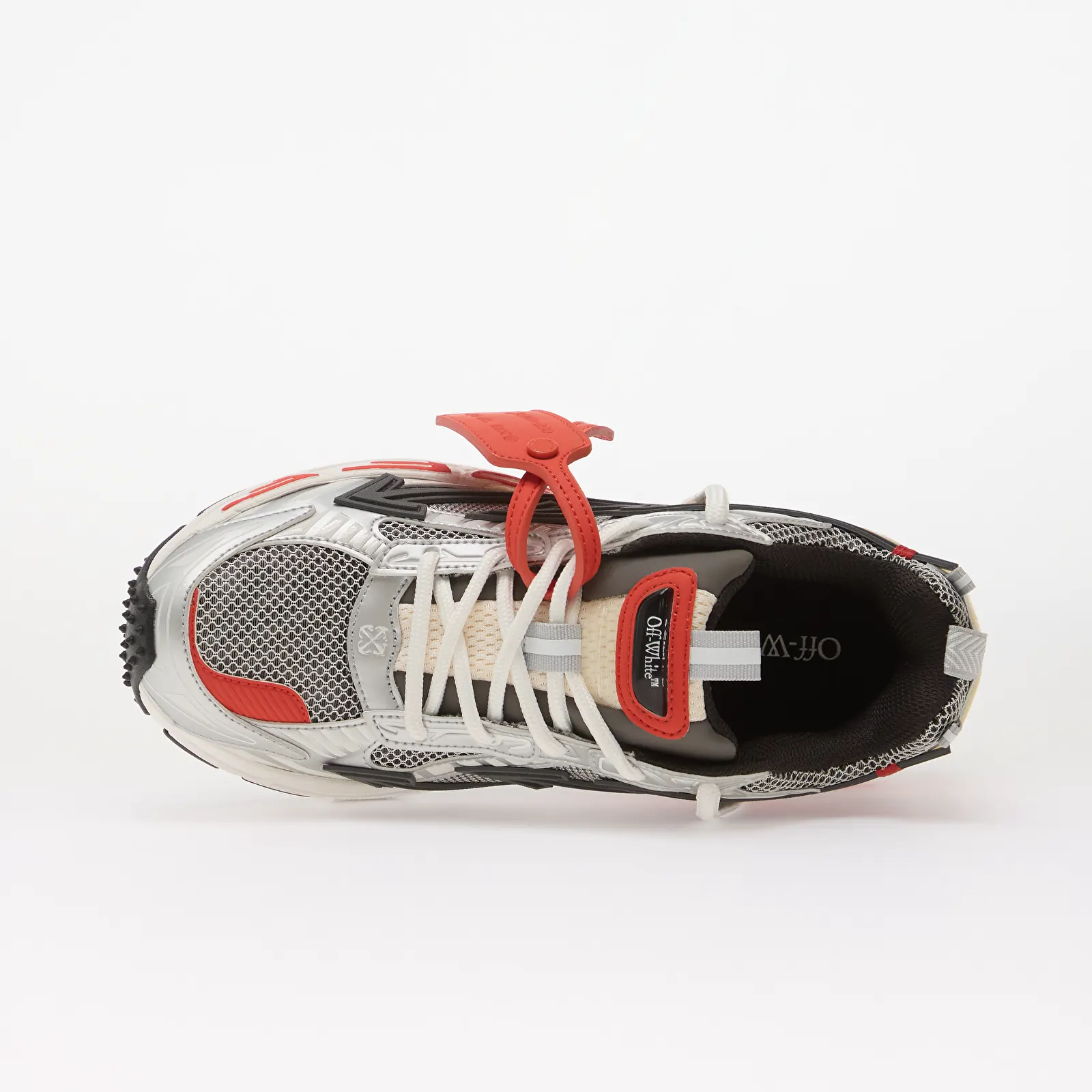 Joggesko for menn Off-White Be Right Back Sneakers Grey/ Red