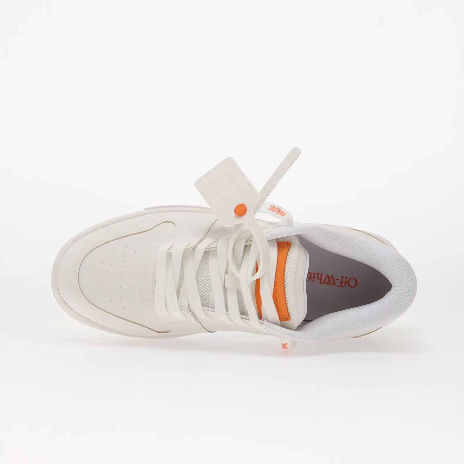 Men's sneakers Off-White Out Of Office Molded Sneakers White/ Orange