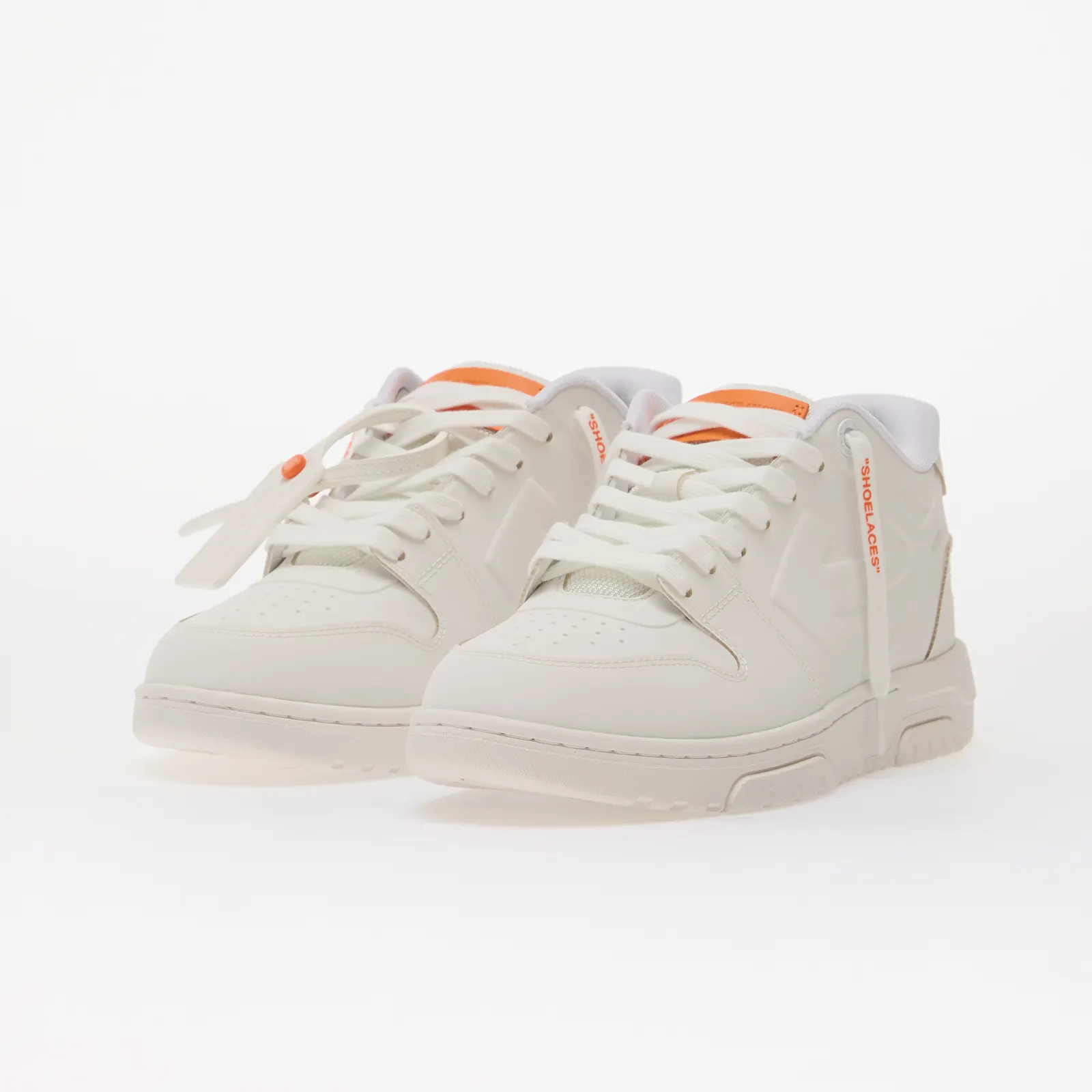 Men's sneakers Off-White Out Of Office Molded Sneakers White/ Orange
