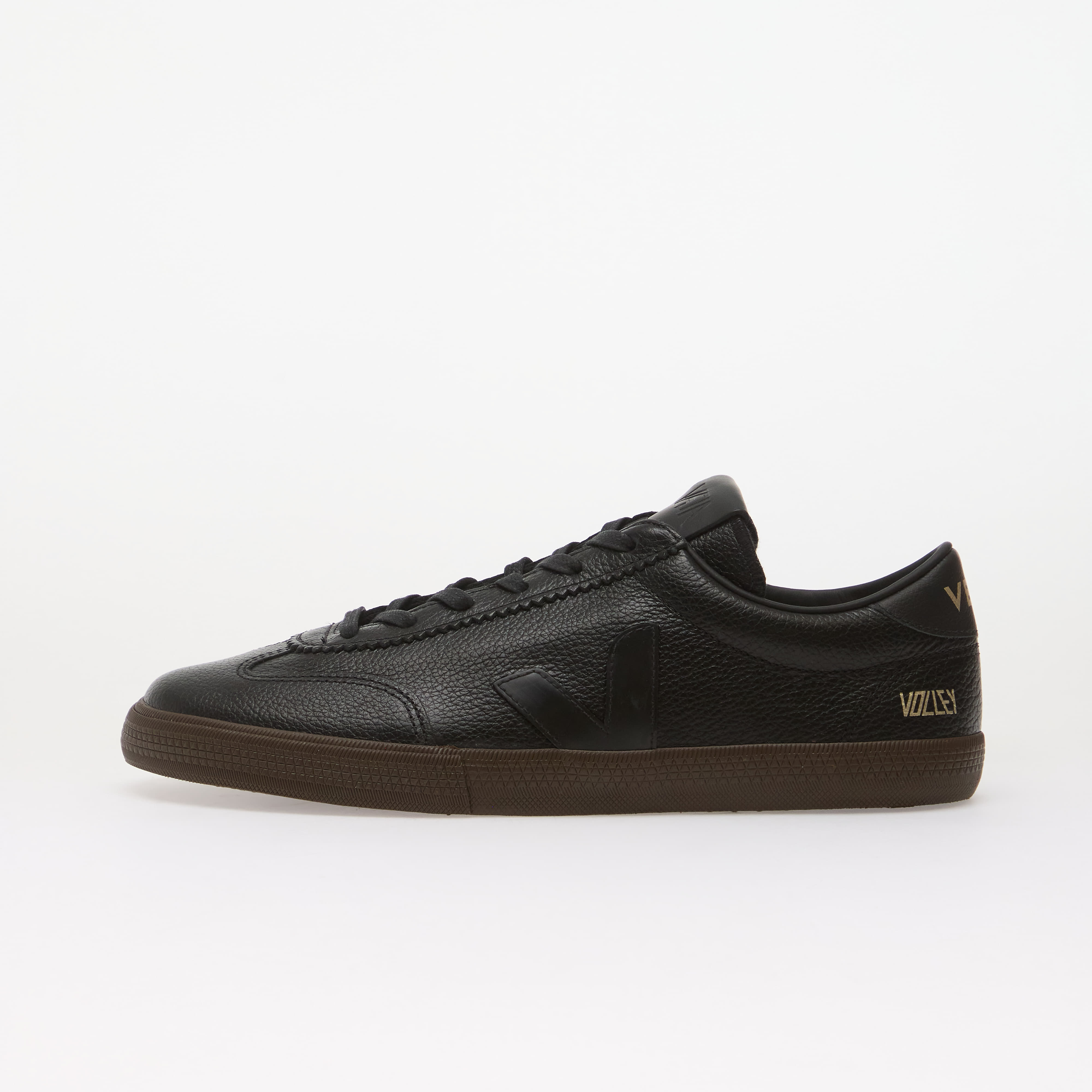 Sneakers Veja Volley Signature Grained Oiled Leath Black/ Eagle UK 11