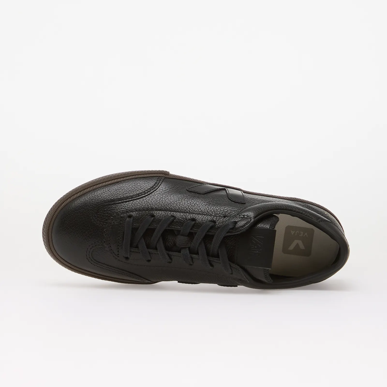 Férfi cipők Veja Volley Signature Grained Oiled Leath Black/ Eagle