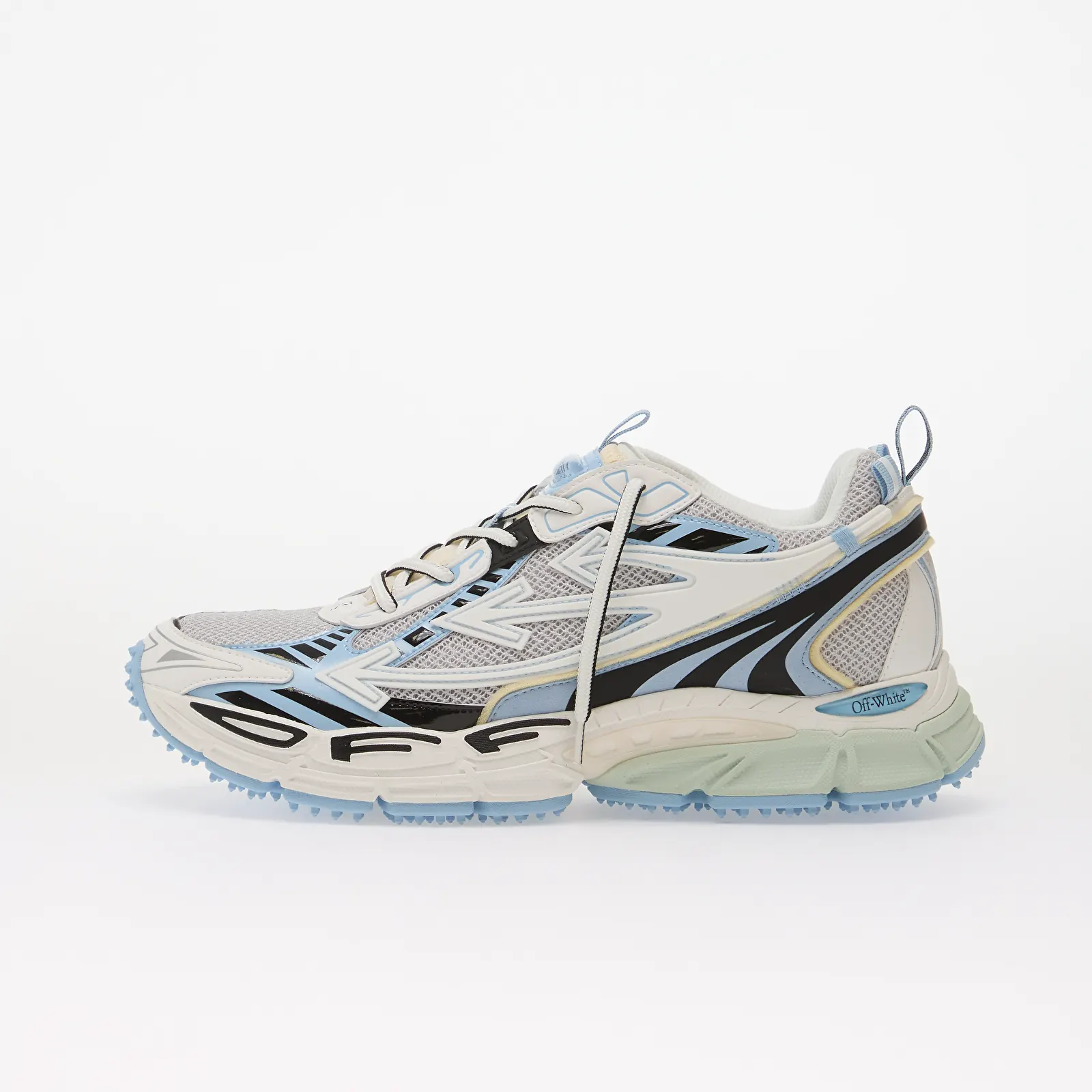 Joggesko for menn Off-White Be Right Back Sneakers White/ Light Blue
