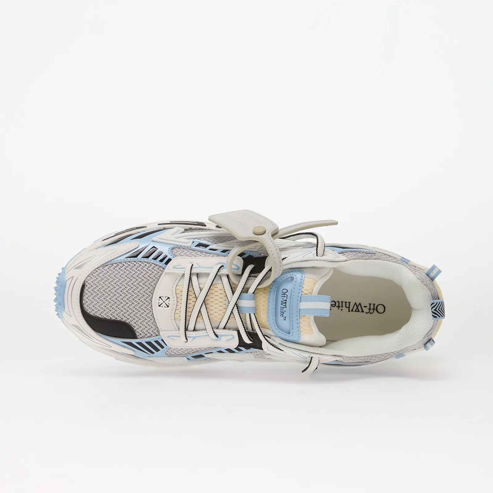 Joggesko for menn Off-White Be Right Back Sneakers White/ Light Blue