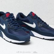 Nike air max 90 essential shop trainer midnight navy / white