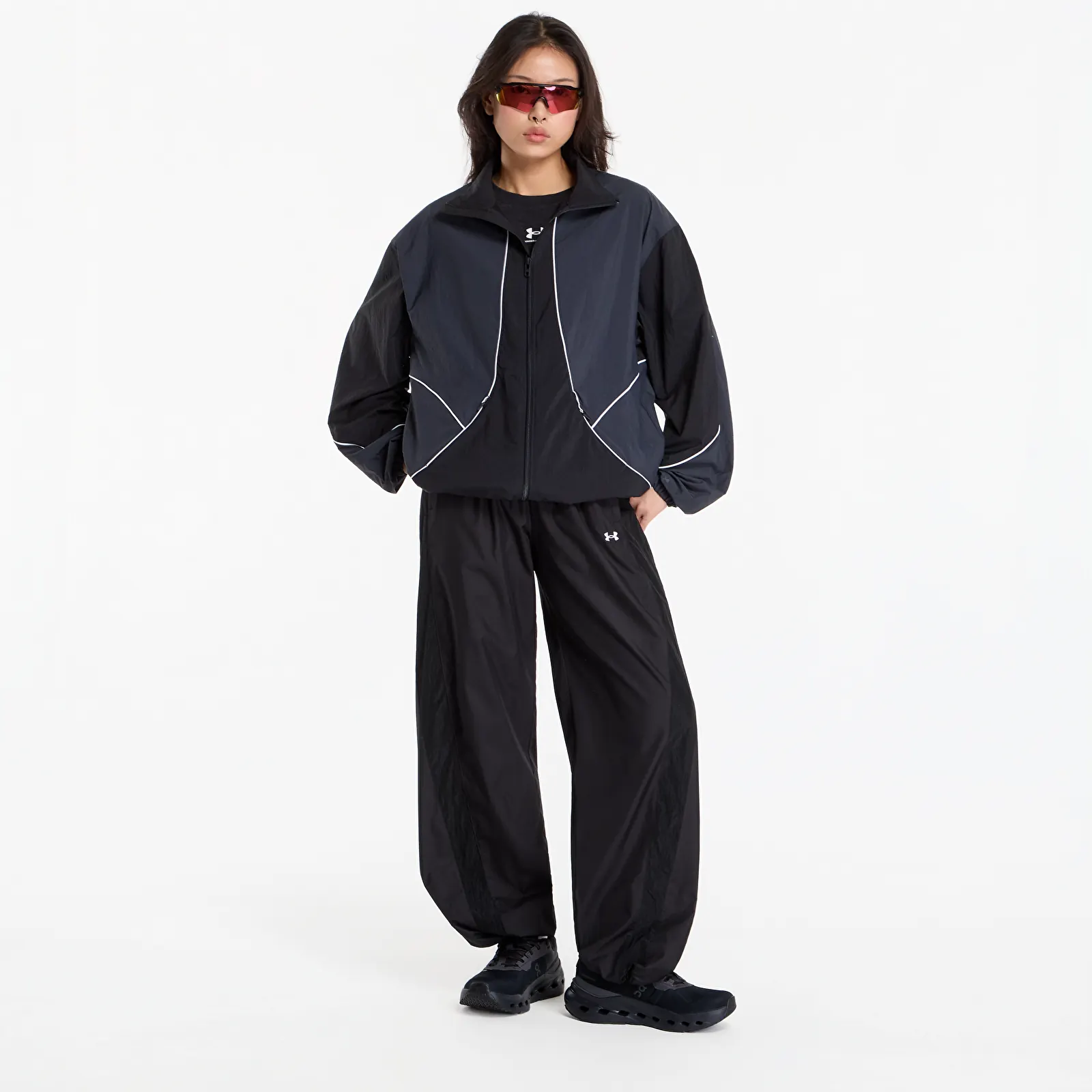 Větrovky Under Armour Unstoppable Woven Wind Jacket Black