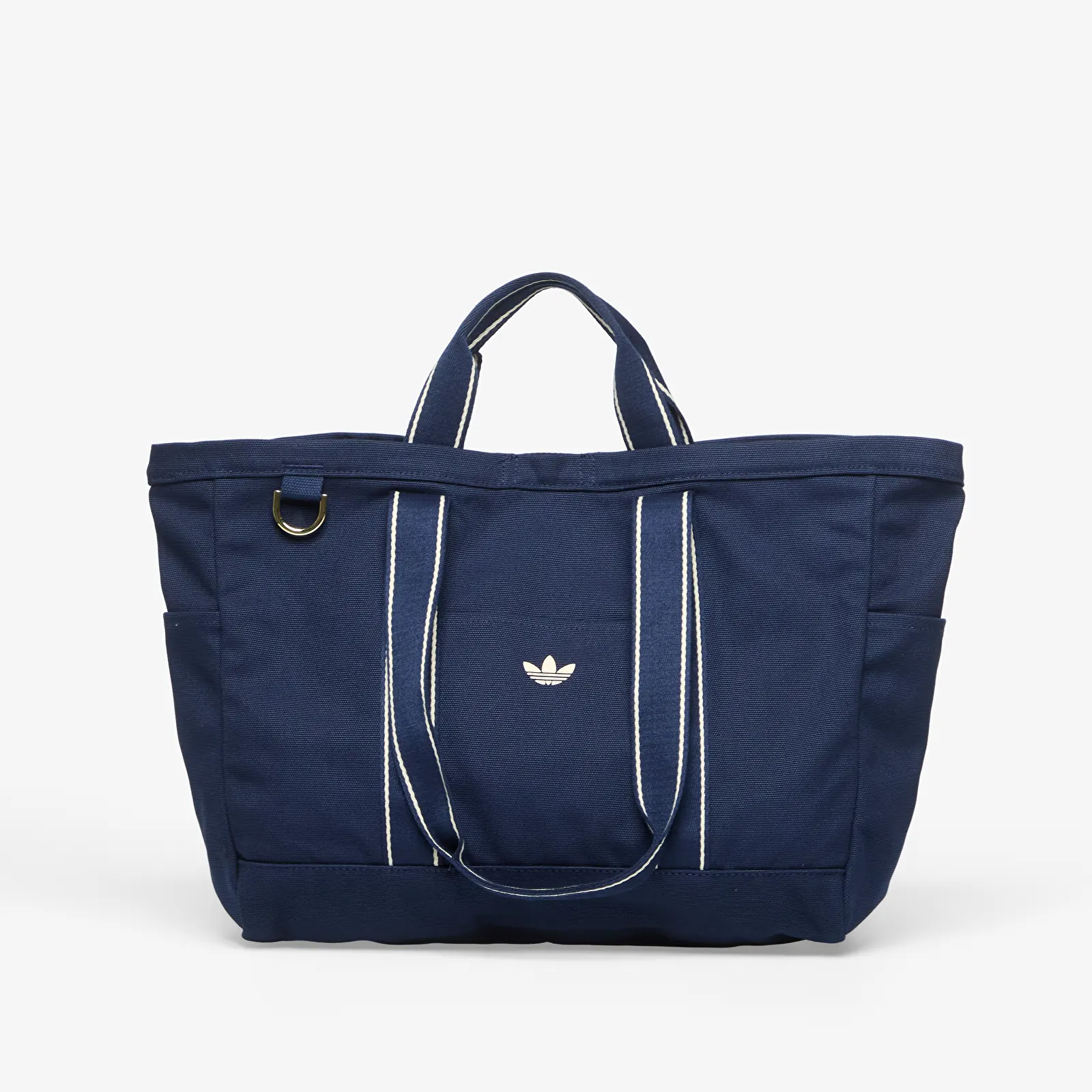 Crossbody somas adidas OG Sport Canvas Tote Bag Night Indigo/ Warm Vanilla/ Gold Met.