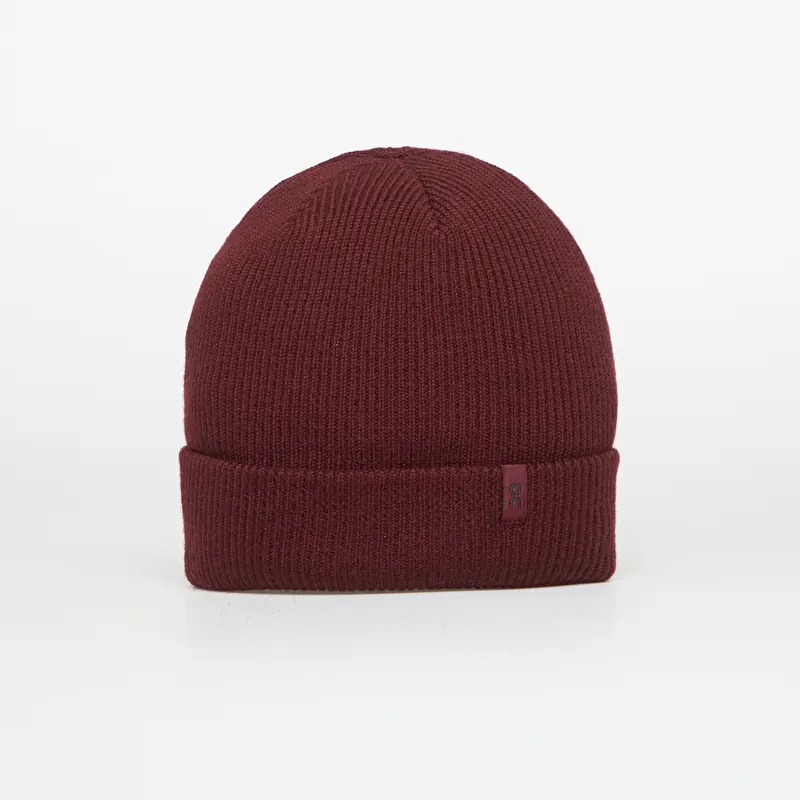 Berretto On Merino Beanie Maroon