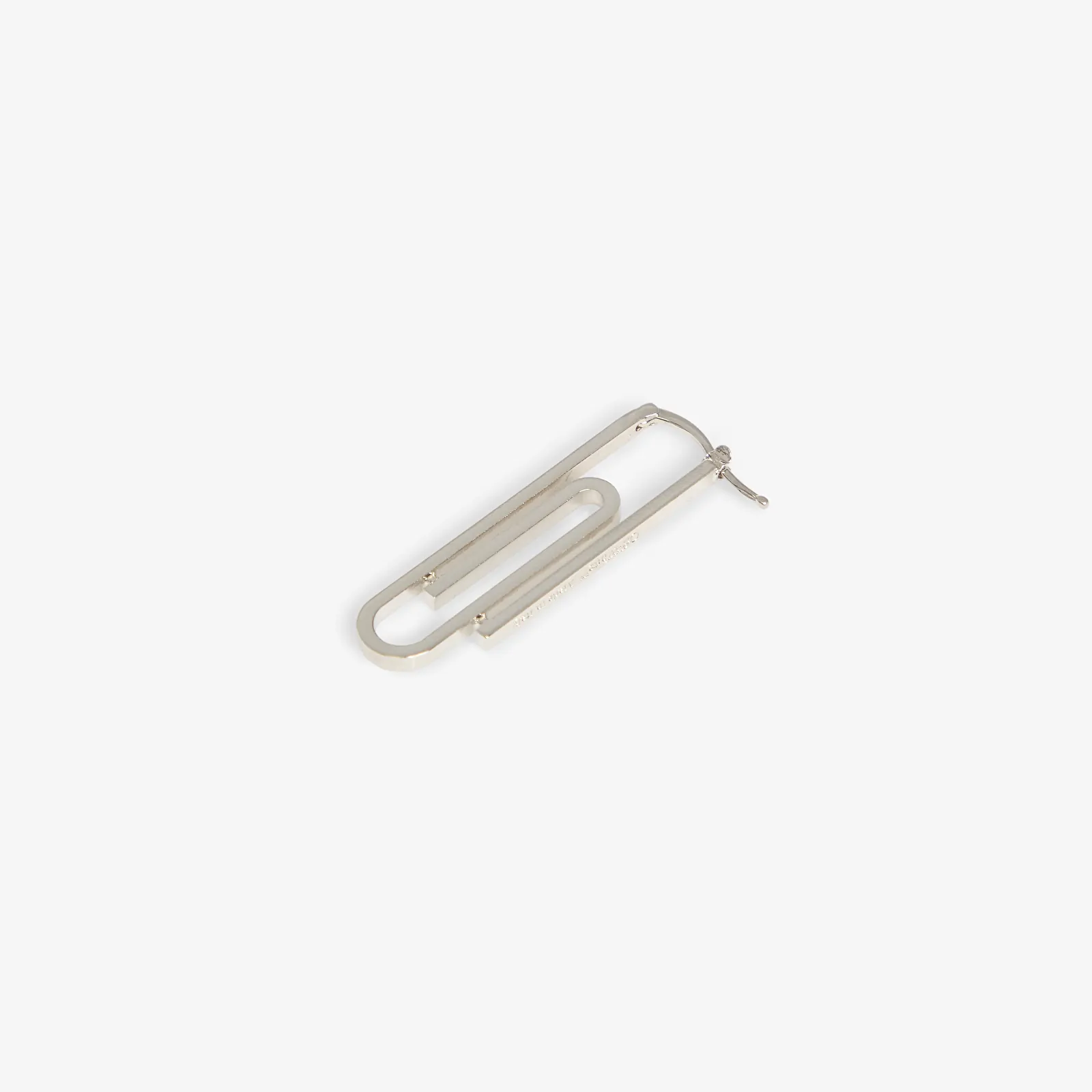 Серьги Off-White Paperclip Mono Earring Silver