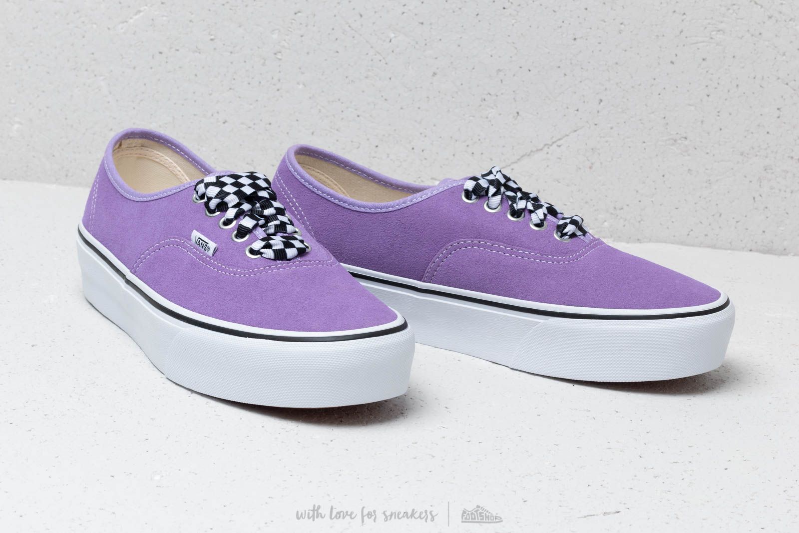 Checkerboard lace authentic discount platform 2.0 shoes