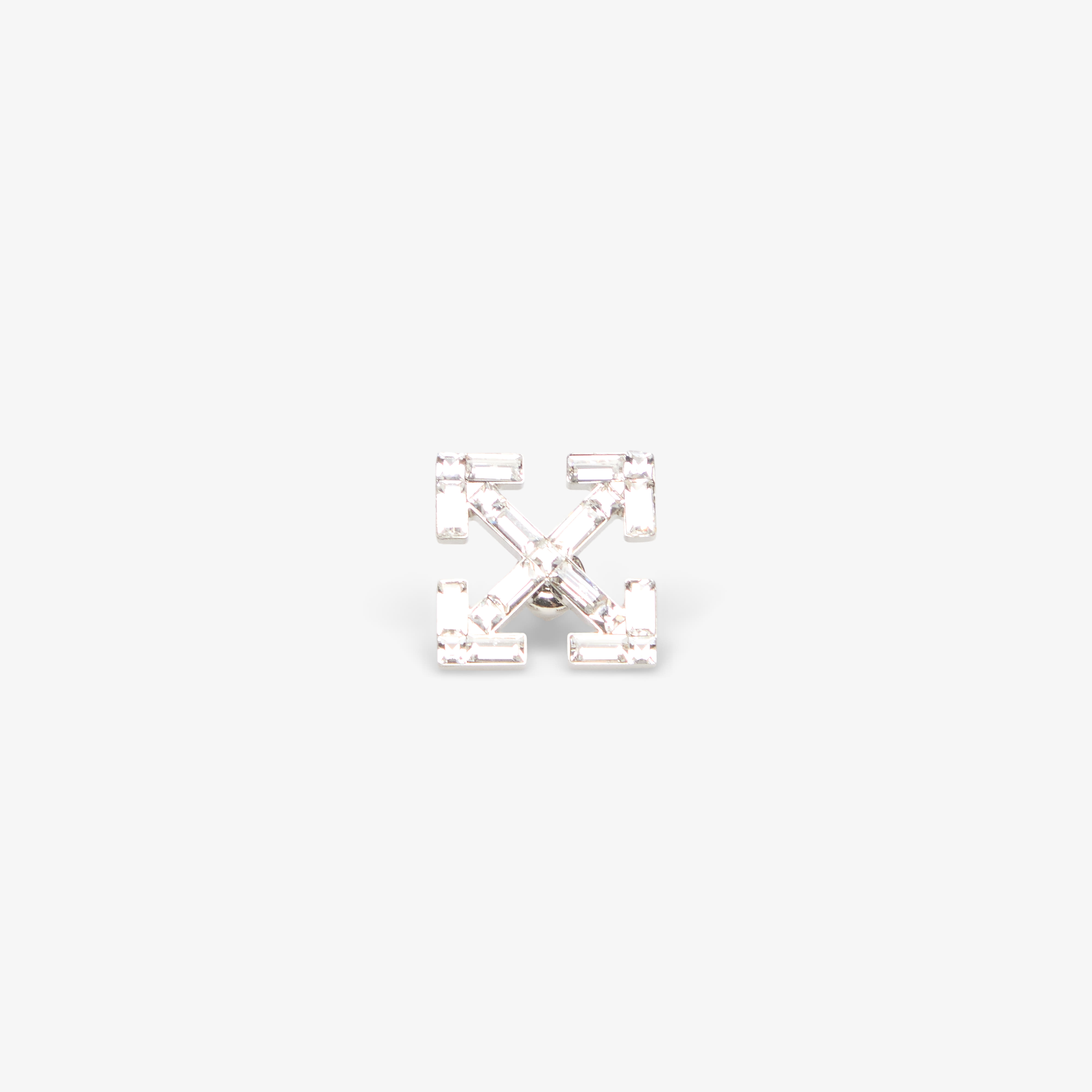 Обеци Off-White Bling Arrow Mono Earring Silver/ Black Universal