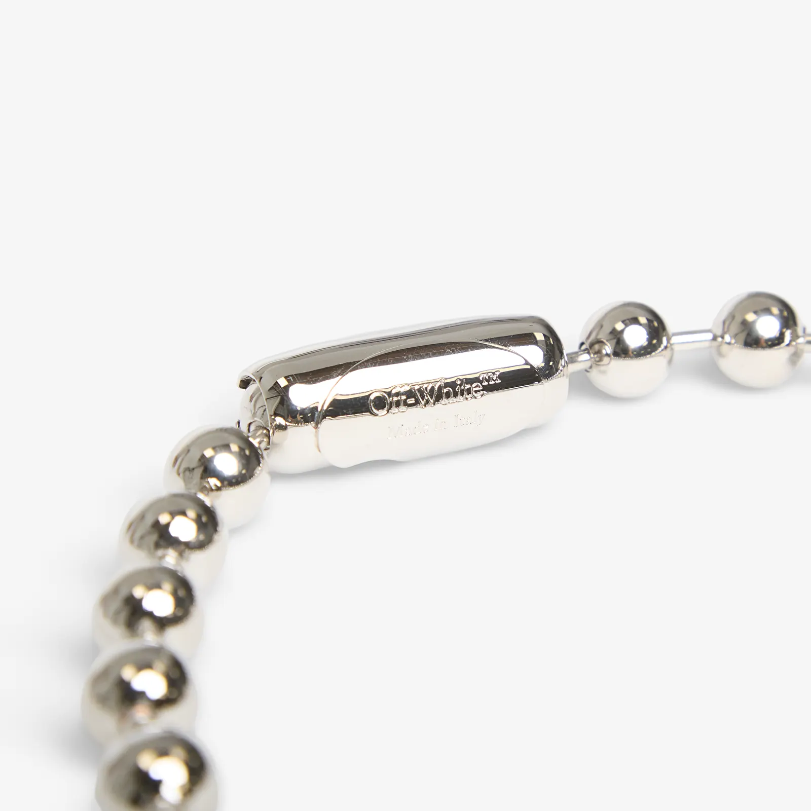 Colliers Off-White Big Ball Chain Silver/ No Color