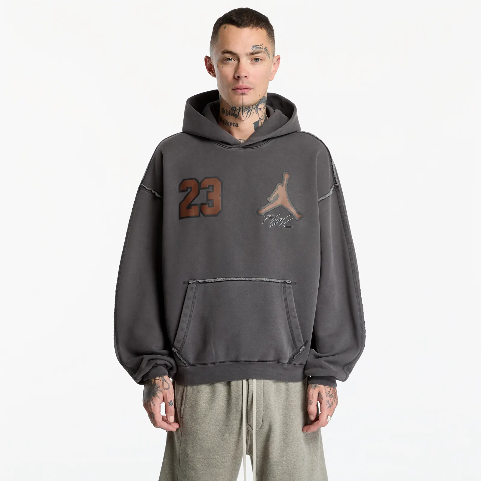 Hoodies and sweatshirts  Jordan Flight LDN Men's Fleece Pullover Top Black