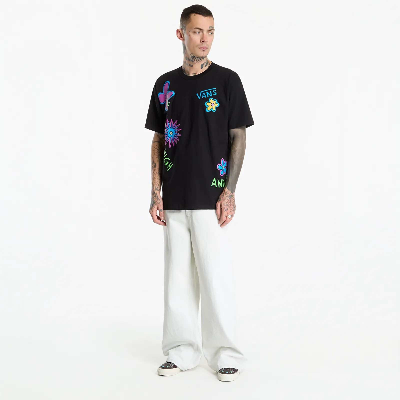 T-shirts Vans De La Soul 3 Feet High and Rising SS Tee Black