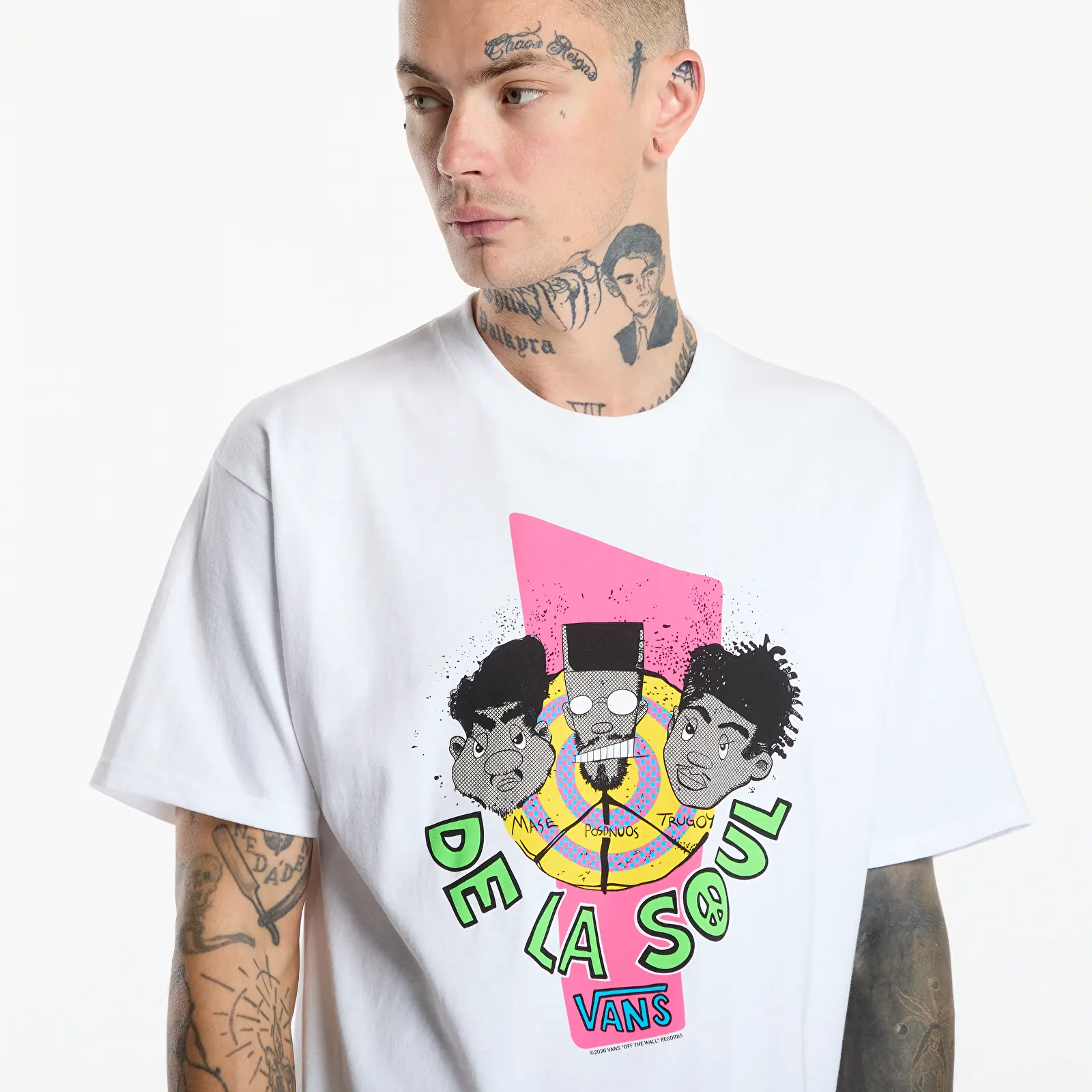Trička Vans De La Soul Plugs SS Tee White