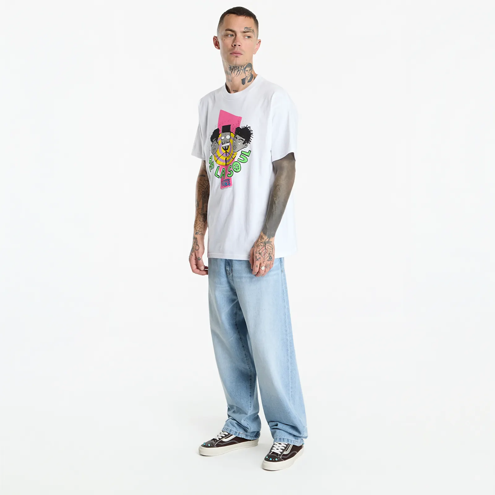Trička Vans De La Soul Plugs SS Tee White