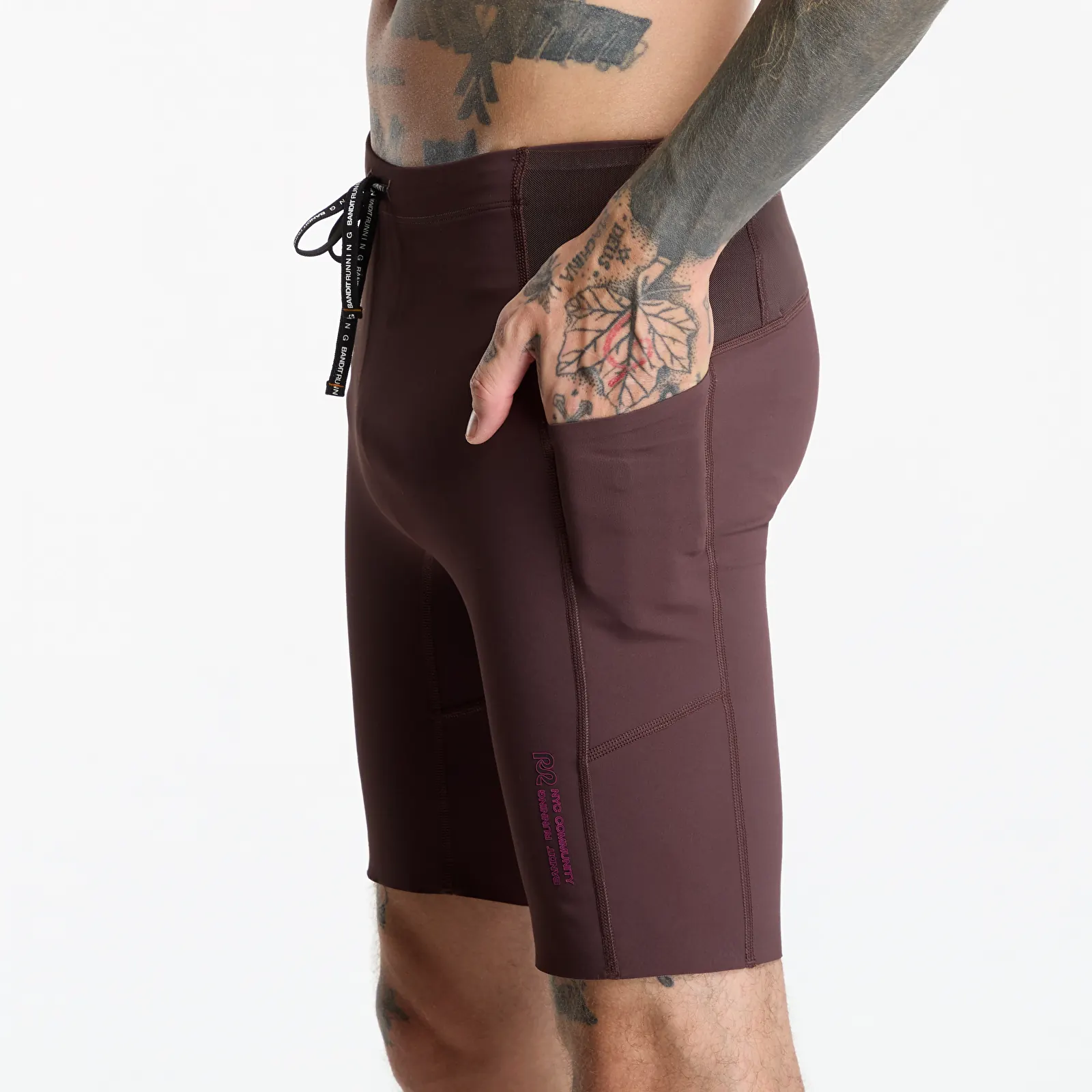 Shorts BANDIT Men's Vanisher™ Half Tights Espresso