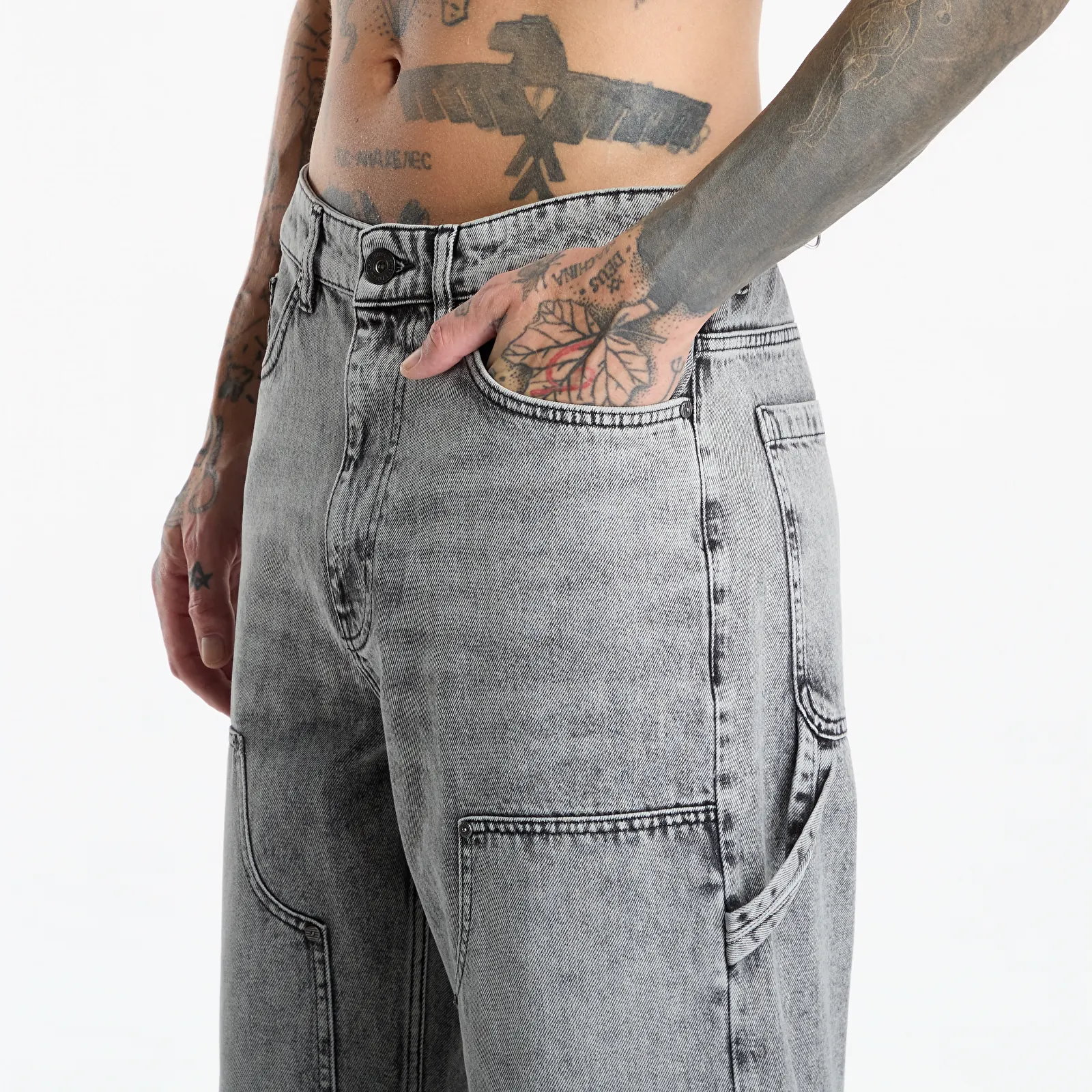 Kavbojke  L/AB c/o Off-White™ Diag Carpenter Jeans Smoke Fade