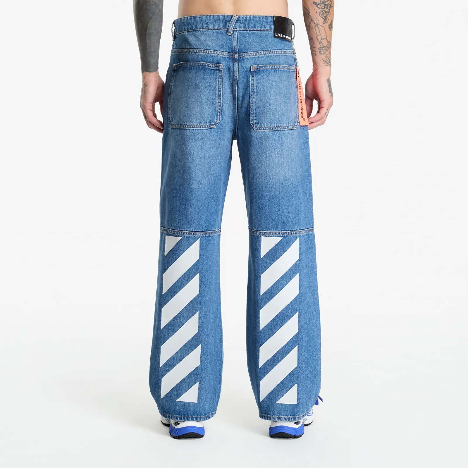Jeans L/AB c/o Off-White™ Diag Carpenter Jeans Steel Indigo
