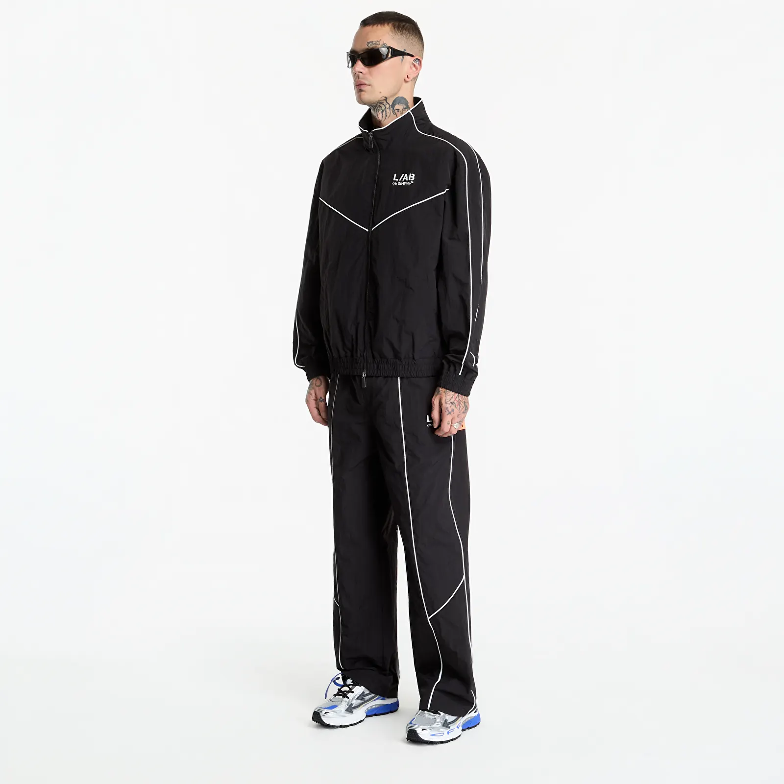 Jakker L/AB c/o Off-White™ Diag Track Jacket Black