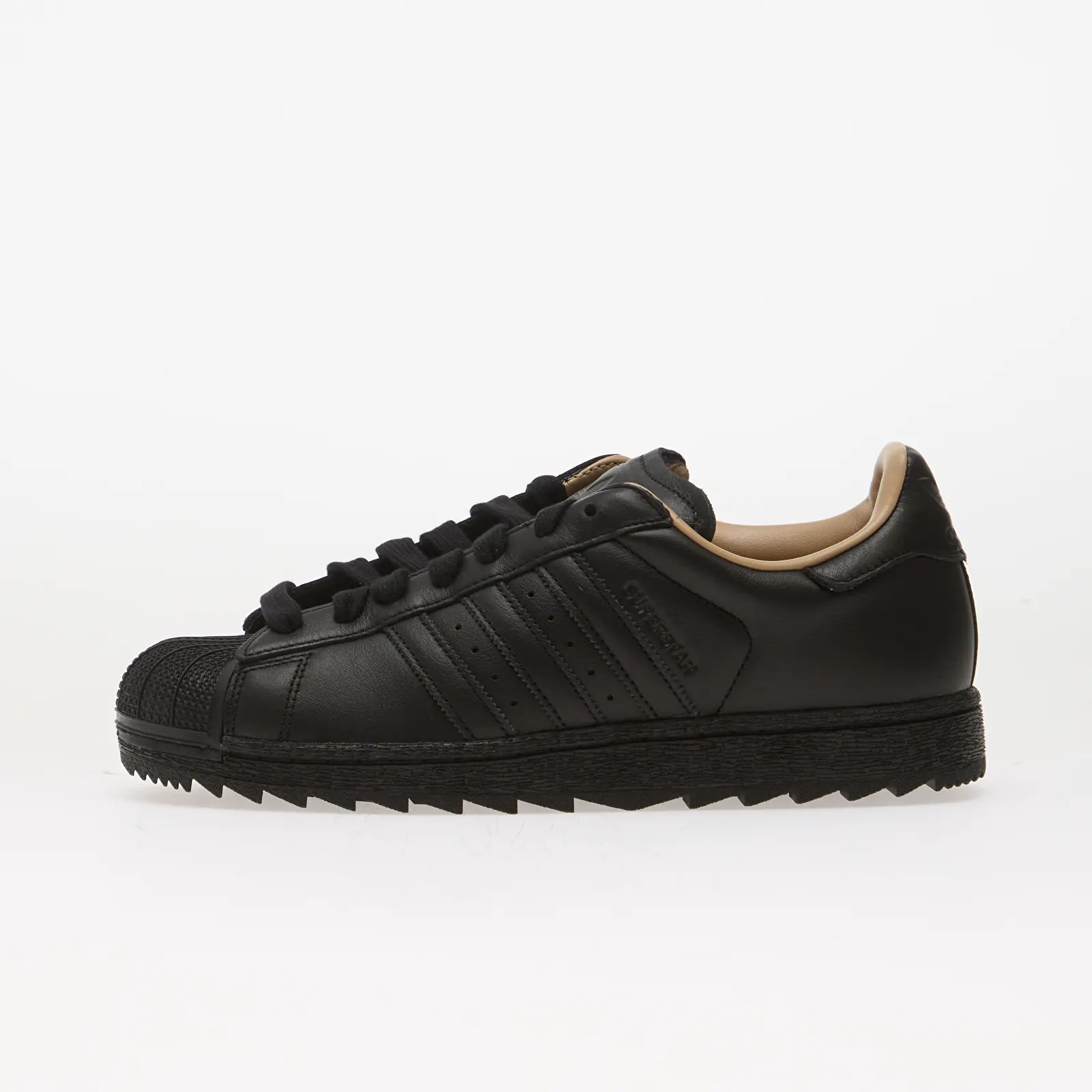 Moški čevlji adidas Superstar II Ripple Core Black/ Core Black/ Warm Sandstone