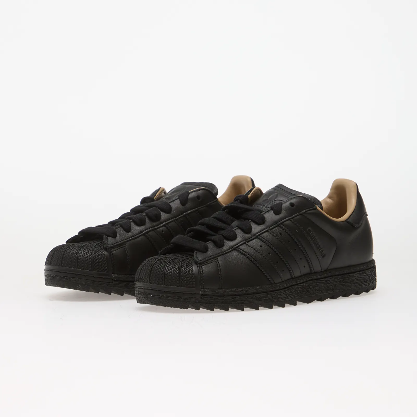 Moški čevlji adidas Superstar II Ripple Core Black/ Core Black/ Warm Sandstone