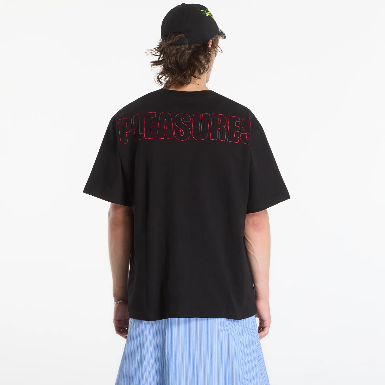 Koszulki PLEASURES Impact Heavyweight Shirt Black