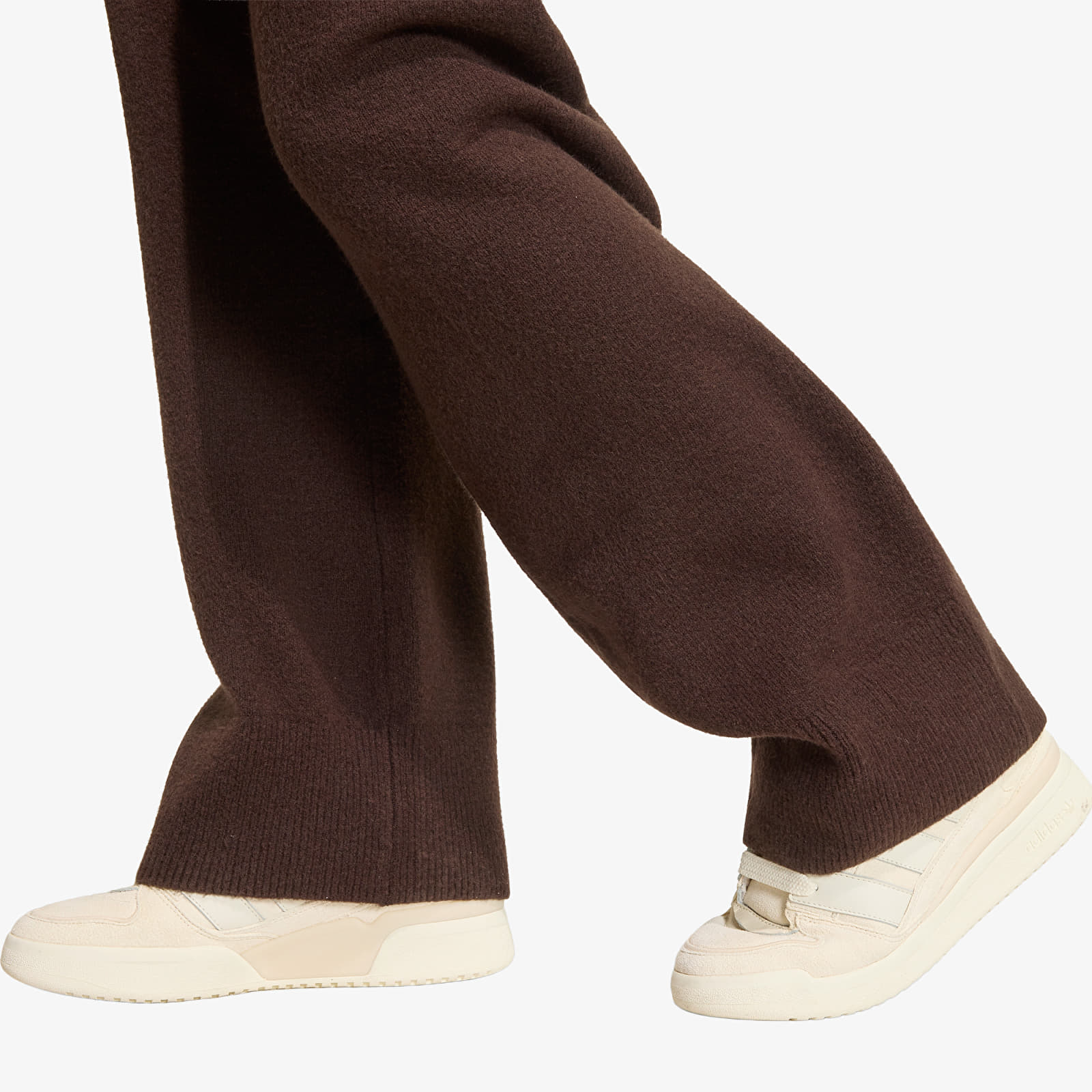 Pantaloni de trening pentru femei adidas Essentials Knit Pants Aurora Coffee