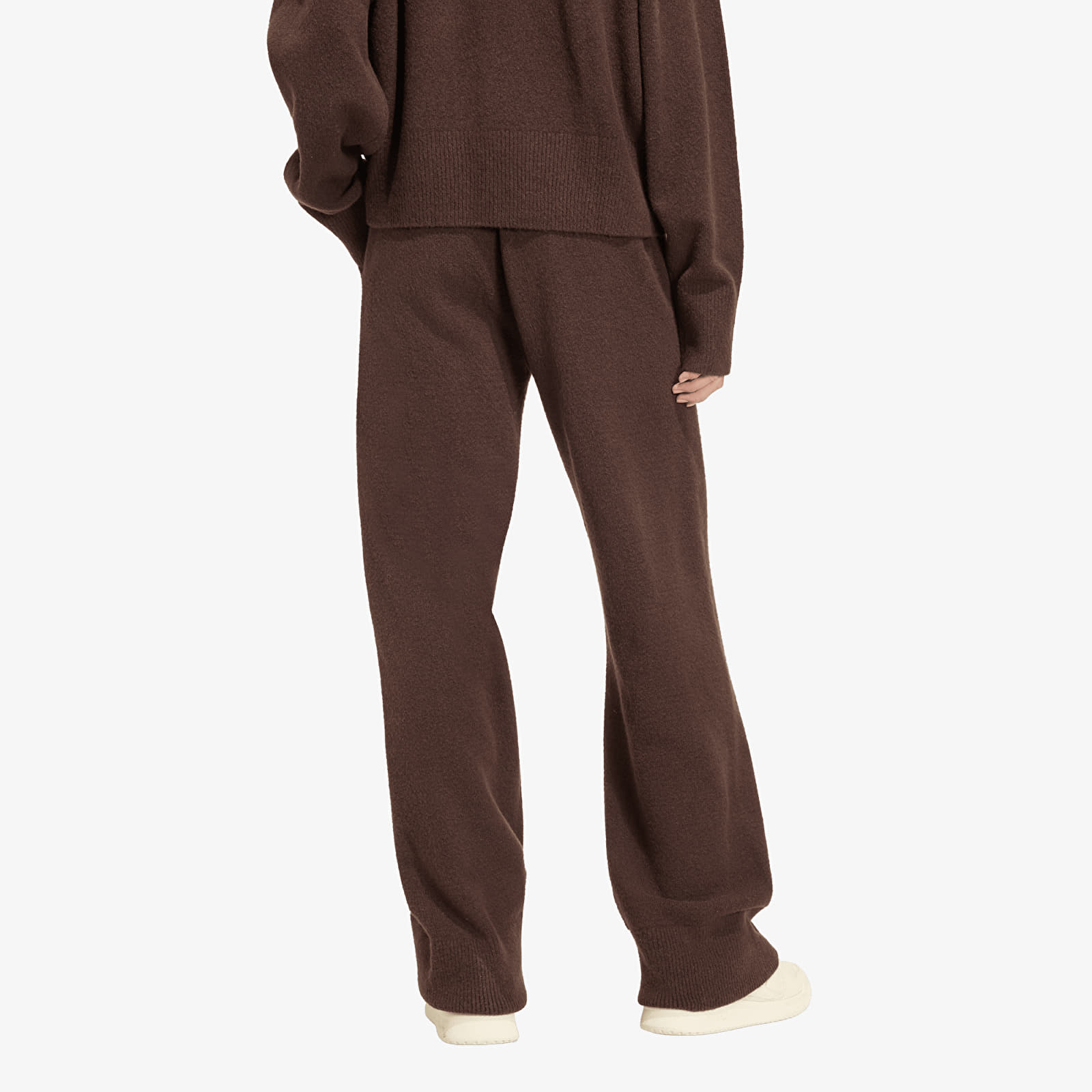 Pantaloni de trening pentru femei adidas Essentials Knit Pants Aurora Coffee