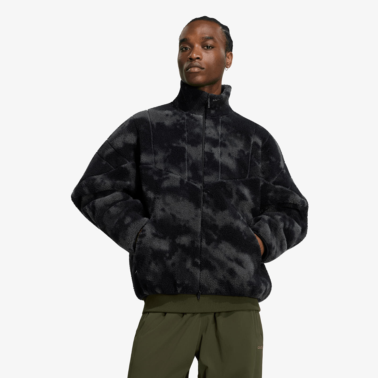 Куртки adidas Camo Polarfleece TT Black