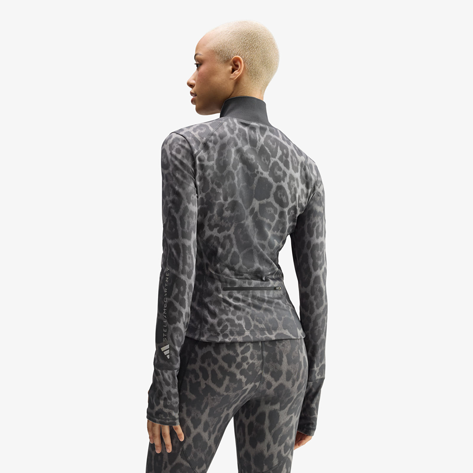 Kabátok adidas by Stella McCartney Training Midlayer Printed Dove Grey/ Carbon