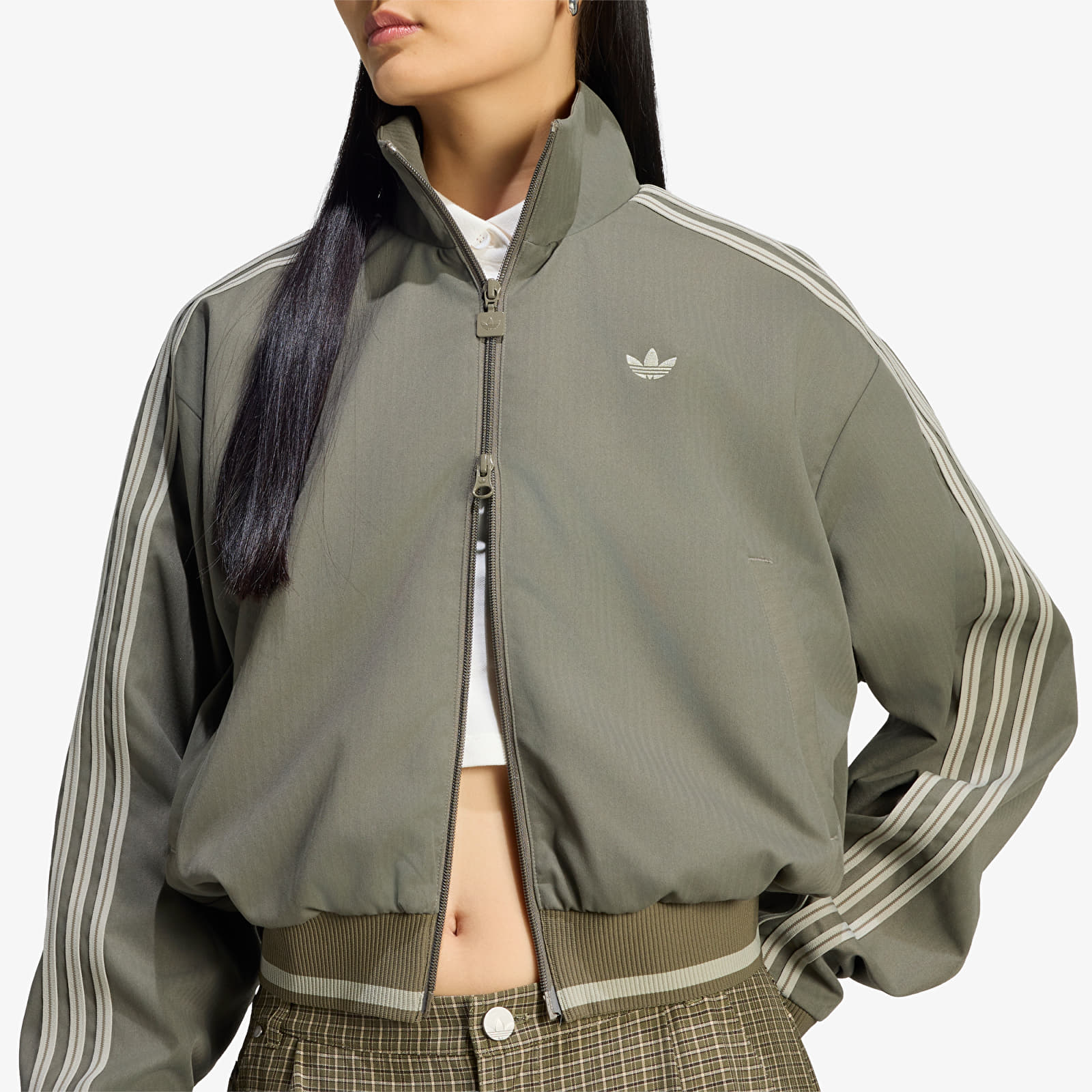 Kurtki adidas Firebird Track Top Branch/ Silver Pebble