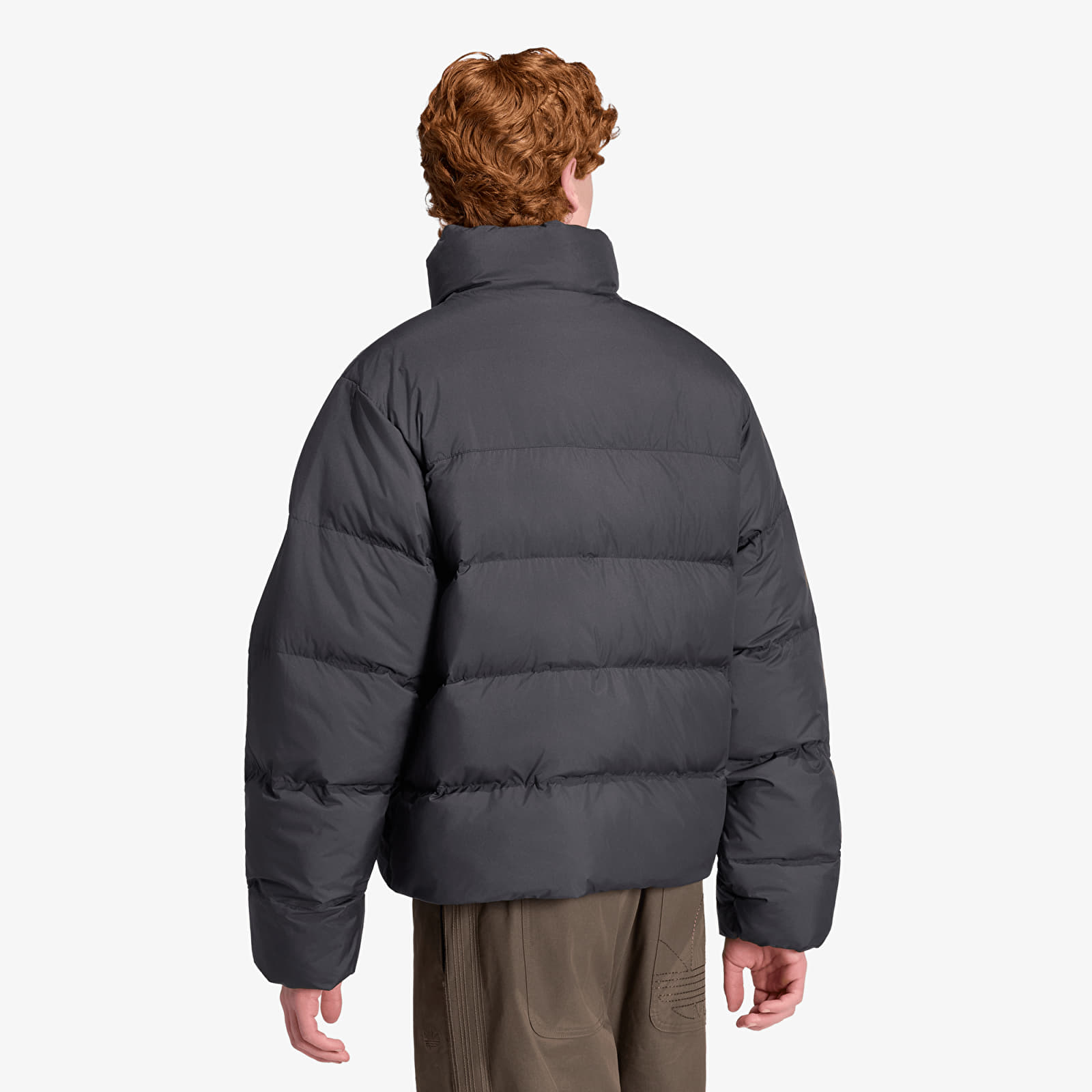 Мужские пуховики adidas Stand Collar Regen Jacket Black