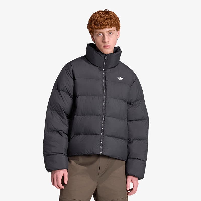 adidas Stand Collar Regen Jacket Black