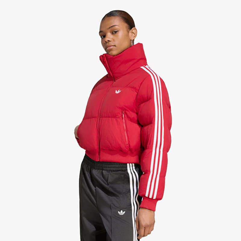 adidas Adicolor Short Puffer Jacket Team Victory Red