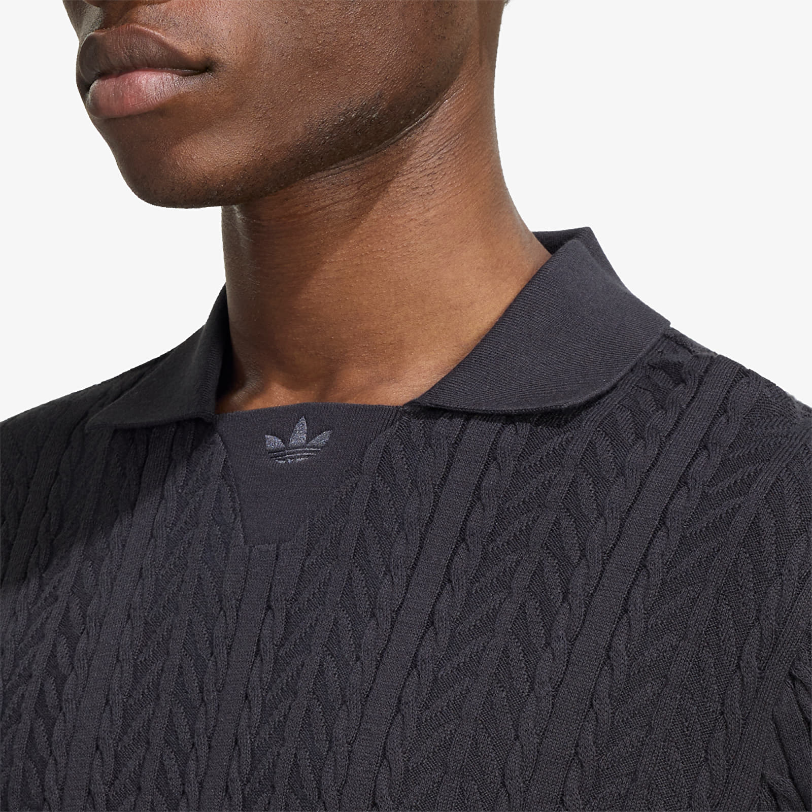 Sweaters adidas Cable Knit Football Jersey Utility Black