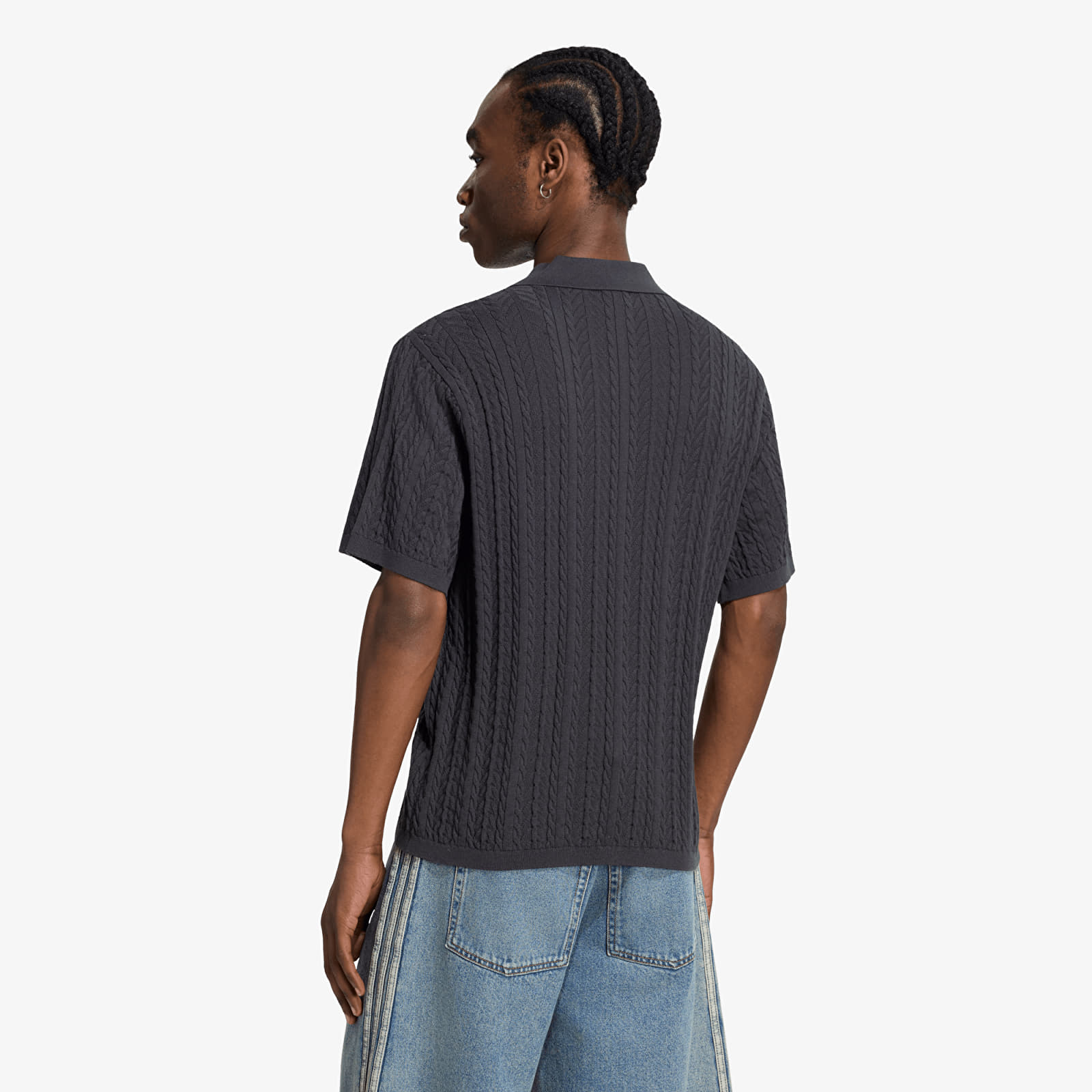 Sweaters adidas Cable Knit Football Jersey Utility Black