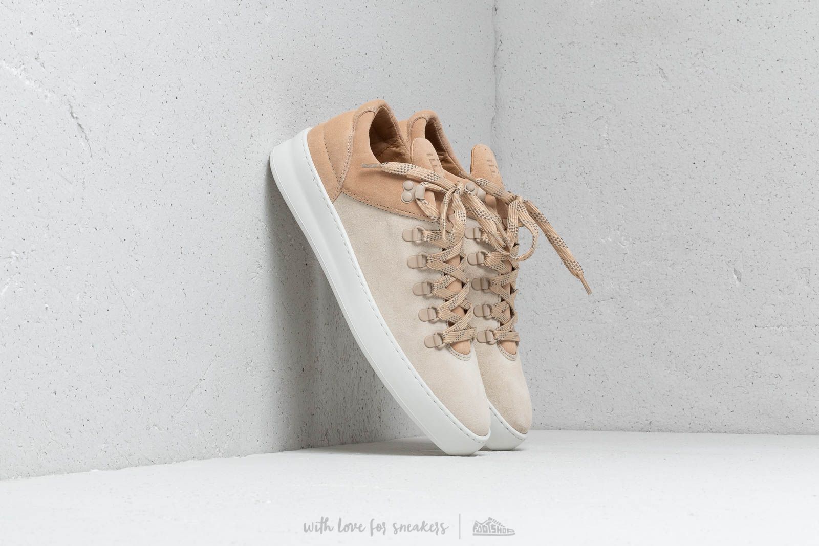 Мъжки кецове и обувки Filling Pieces Mountain Cut Plain Cape Suede Beige