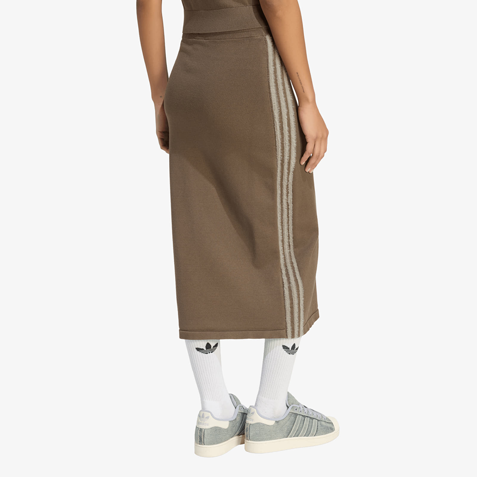 Damenröcke adidas Knitted Skirt Branch/ Silver Pebble