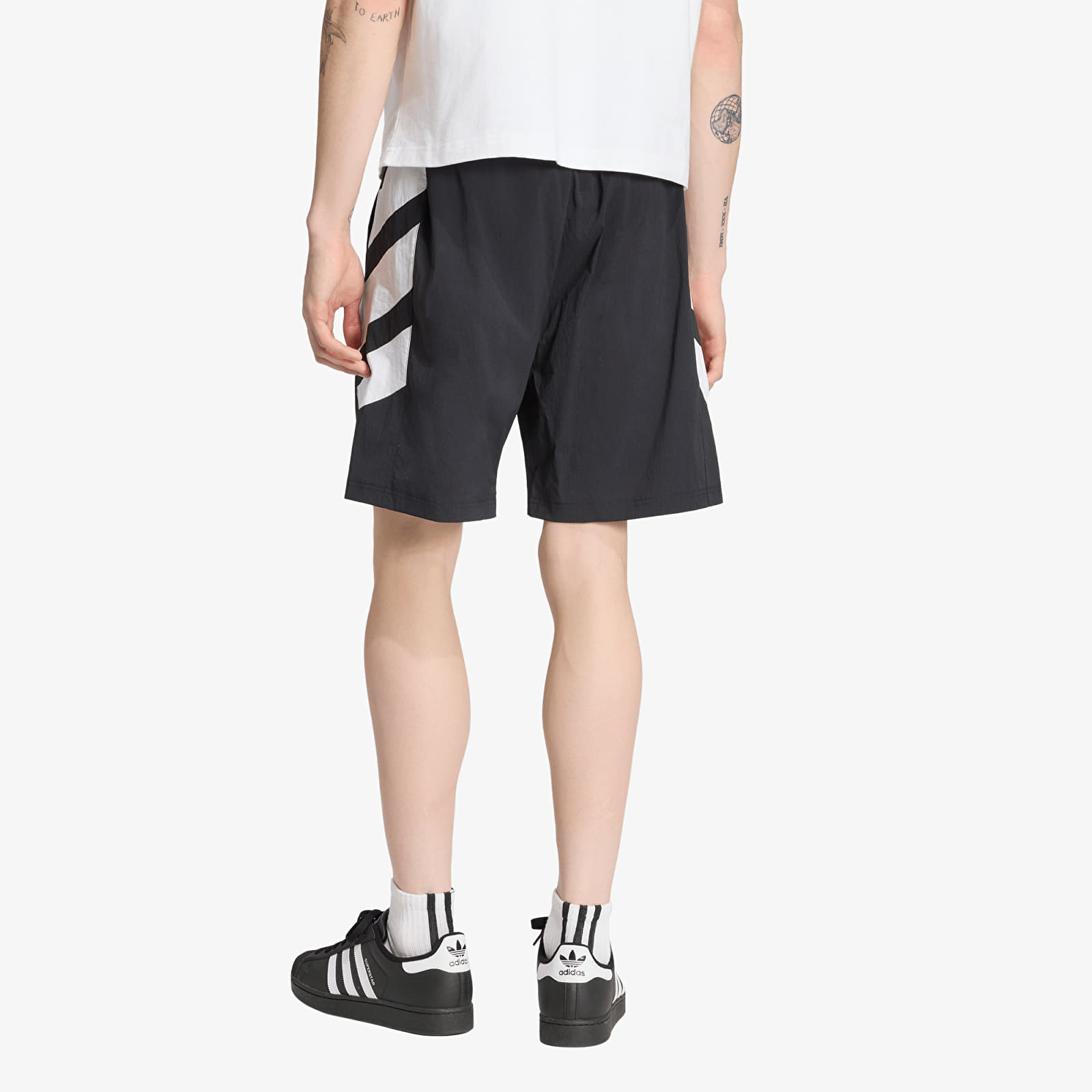 Kratke hlače  adidas Adicolor Double Blocked Shorts Black