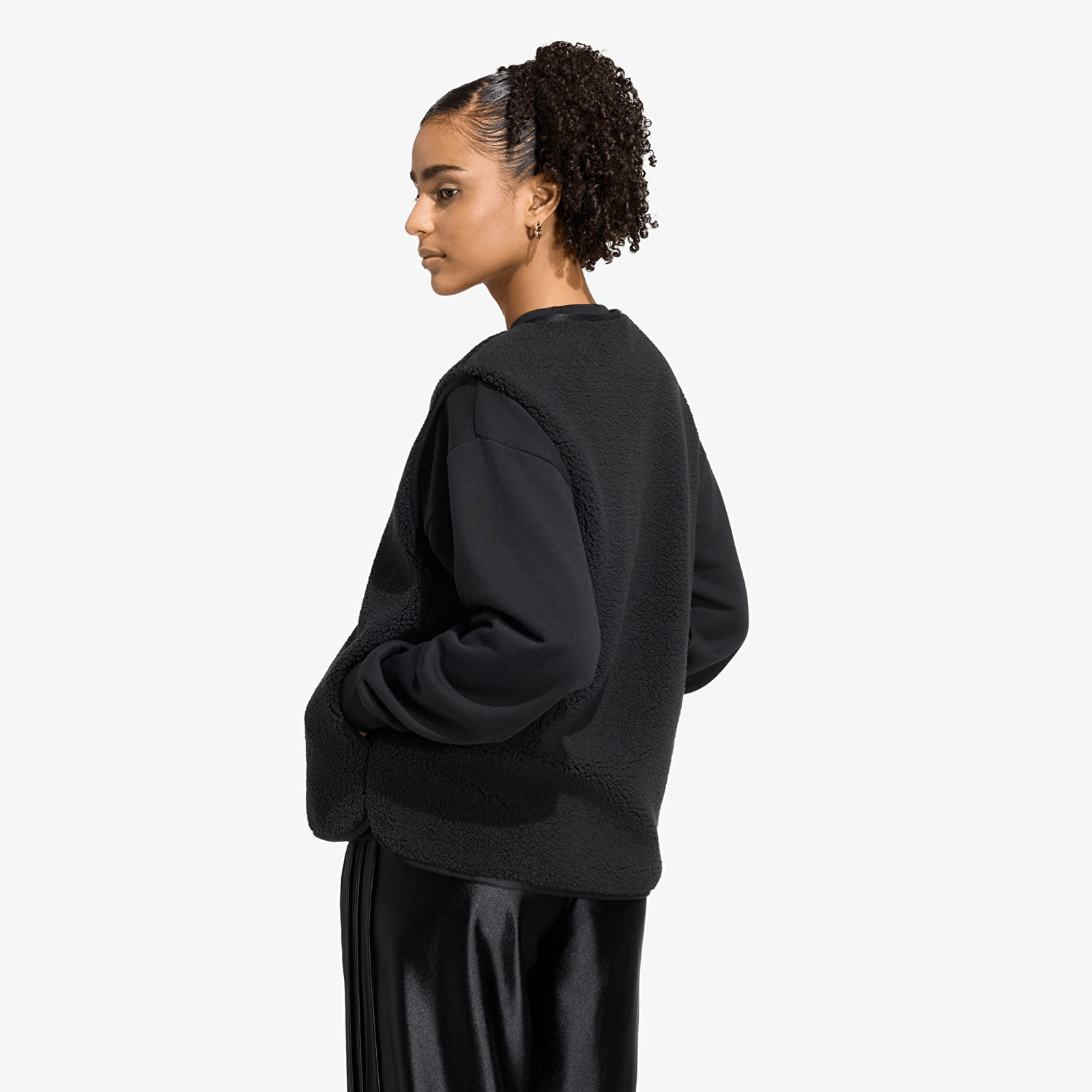 Γιλέκα adidas City Tech High Pile Fleece Vest Black