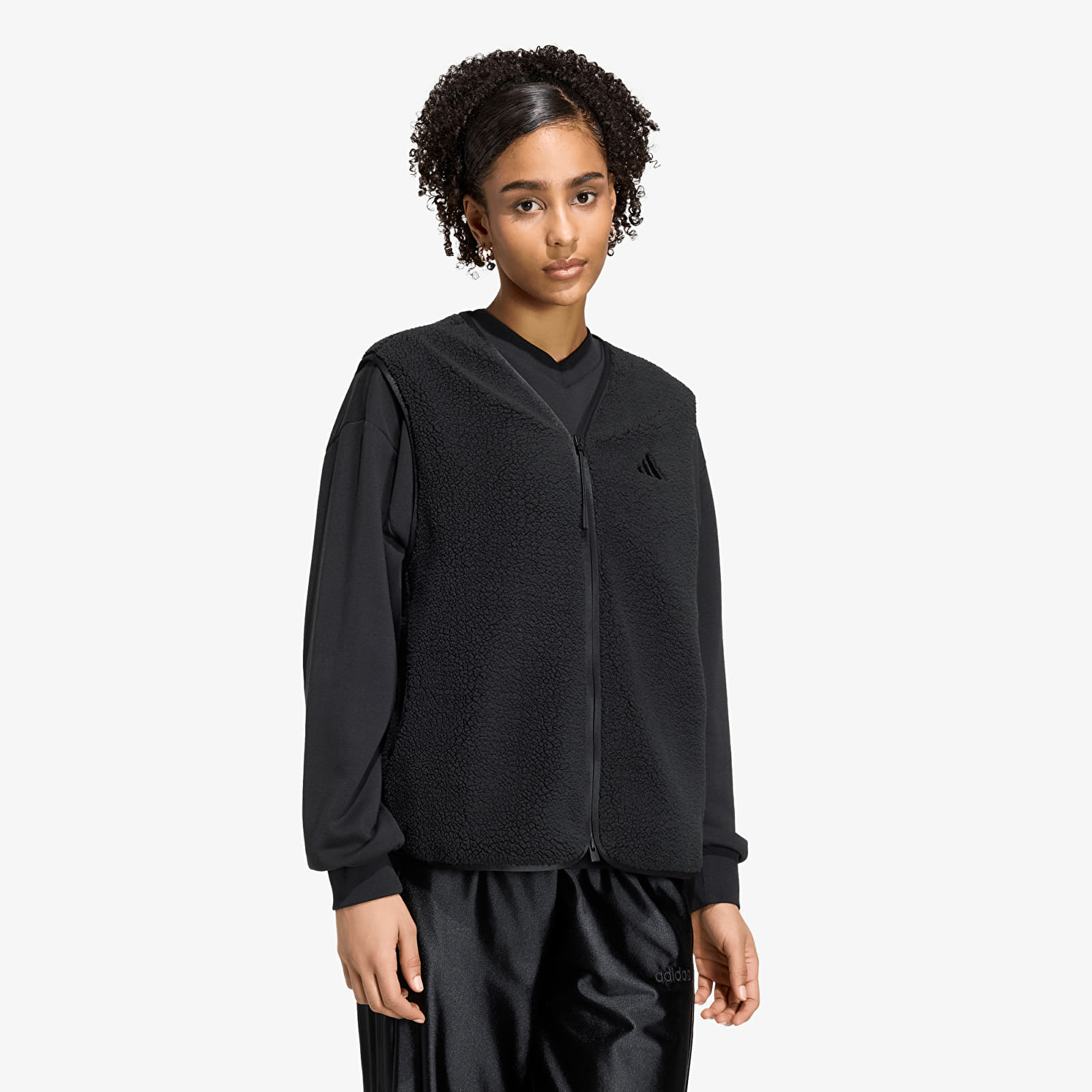 Γιλέκα adidas City Tech High Pile Fleece Vest Black