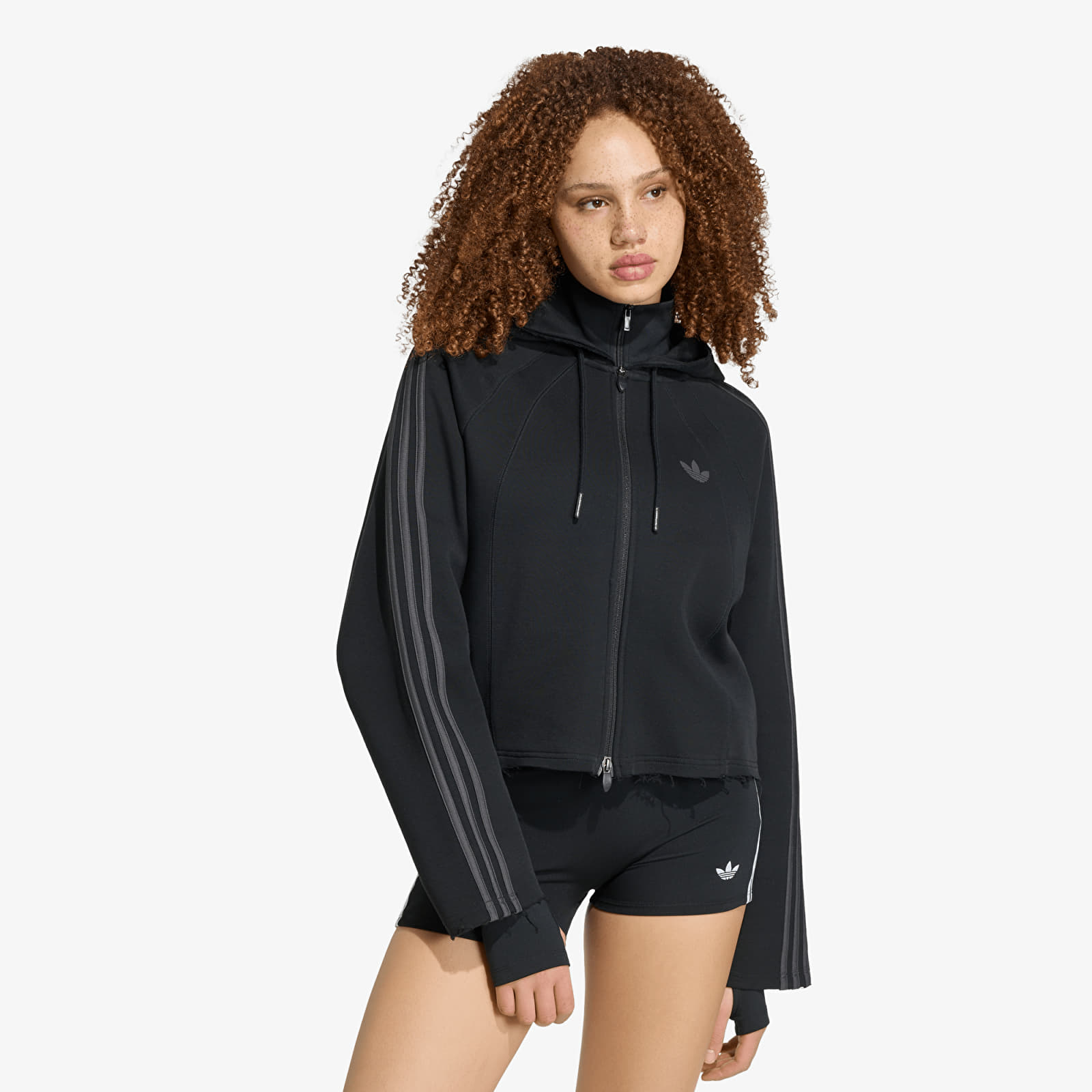 Sweatshirts adidas SST 2.0 Cropped Hoodie Black/ Utility Black